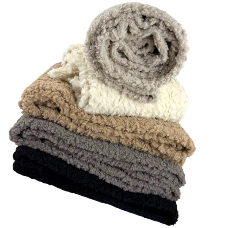 Bufanda Calentita de Gran Calidad con Tejido Peluche