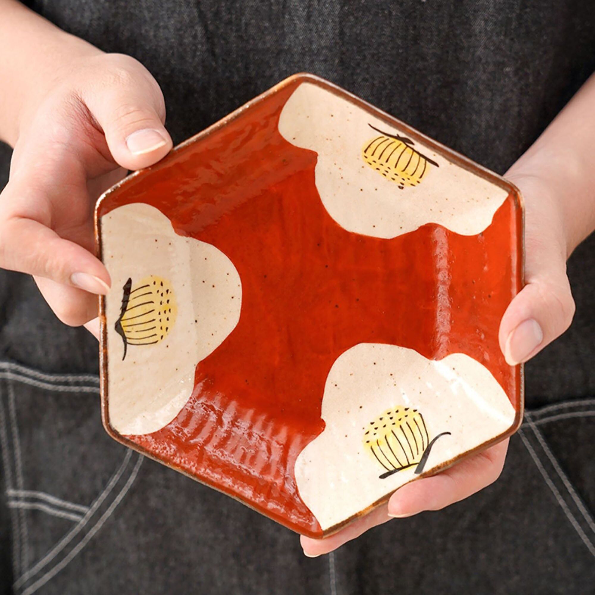 Piatto Minoyaki esagonale