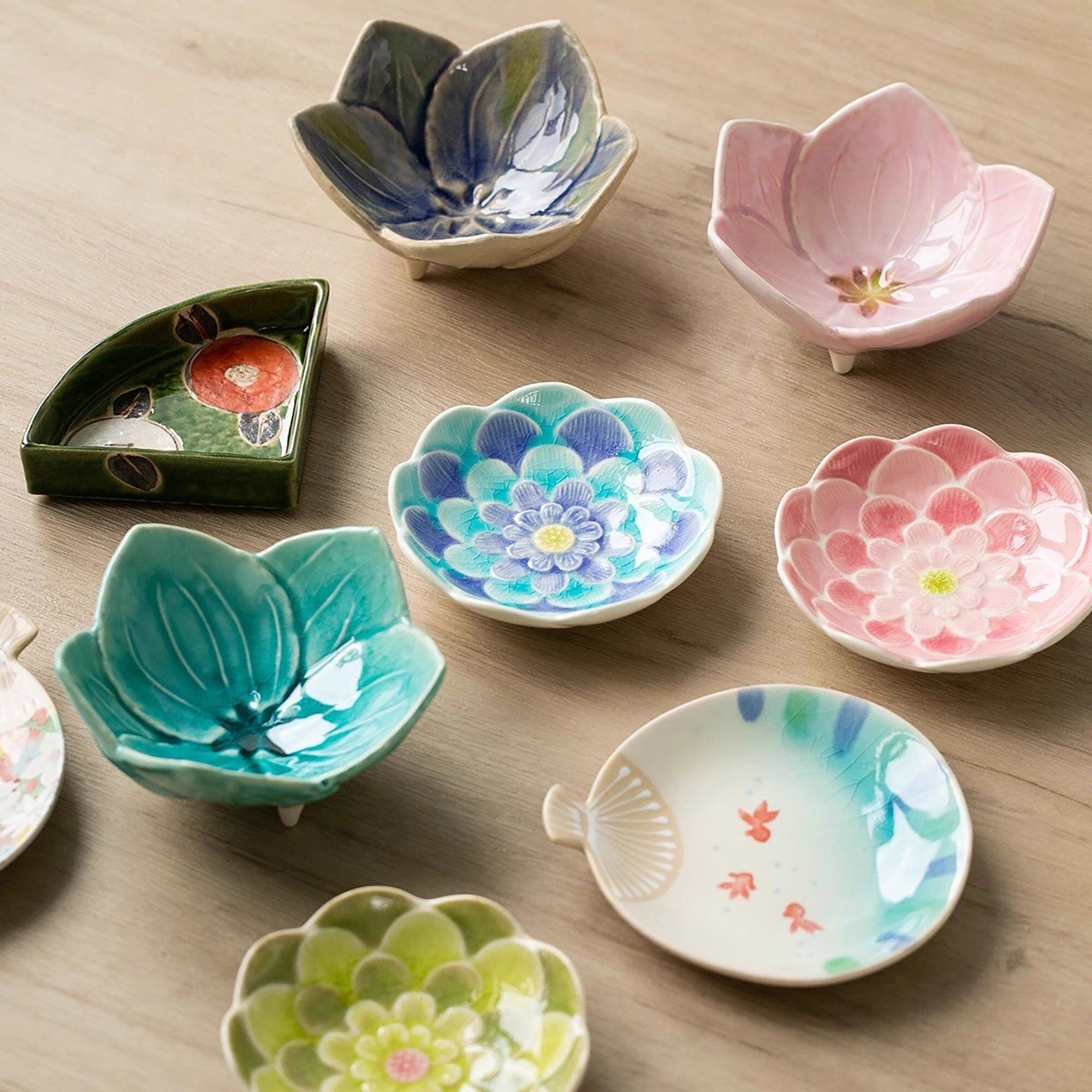 Piatto in ceramica Seto yaki