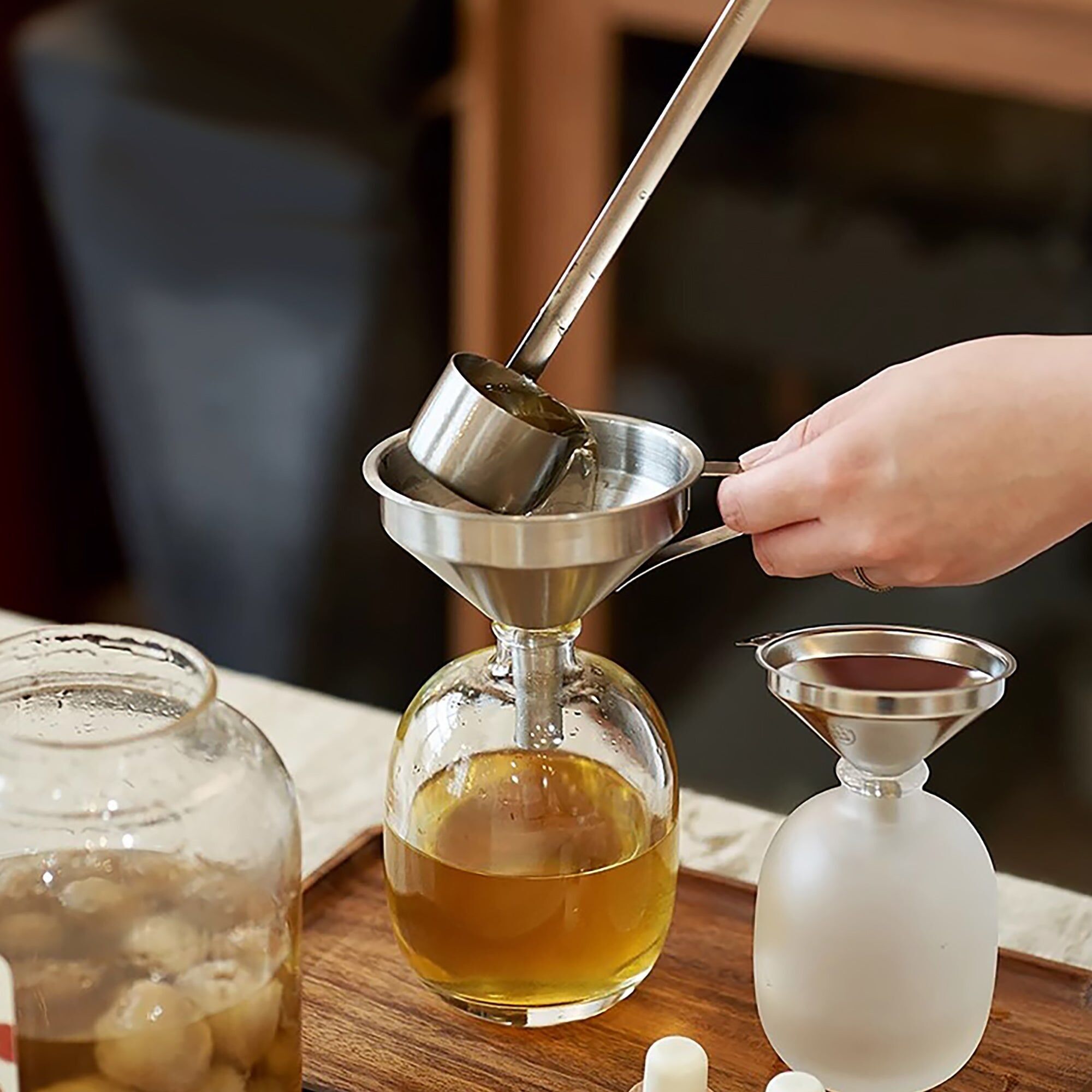 Imbuto da cucina in acciaio inossidabile 304 con filtro rimovibile