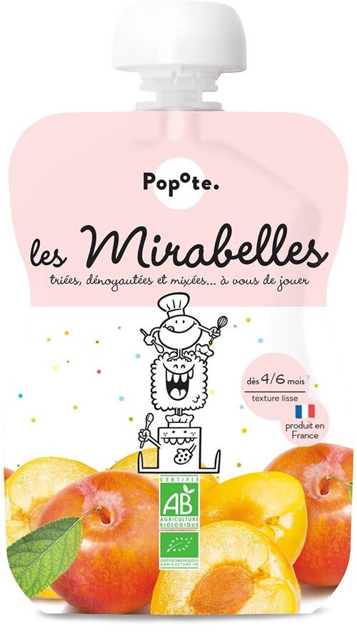 Gourde Bébé - Mirabelle BIO