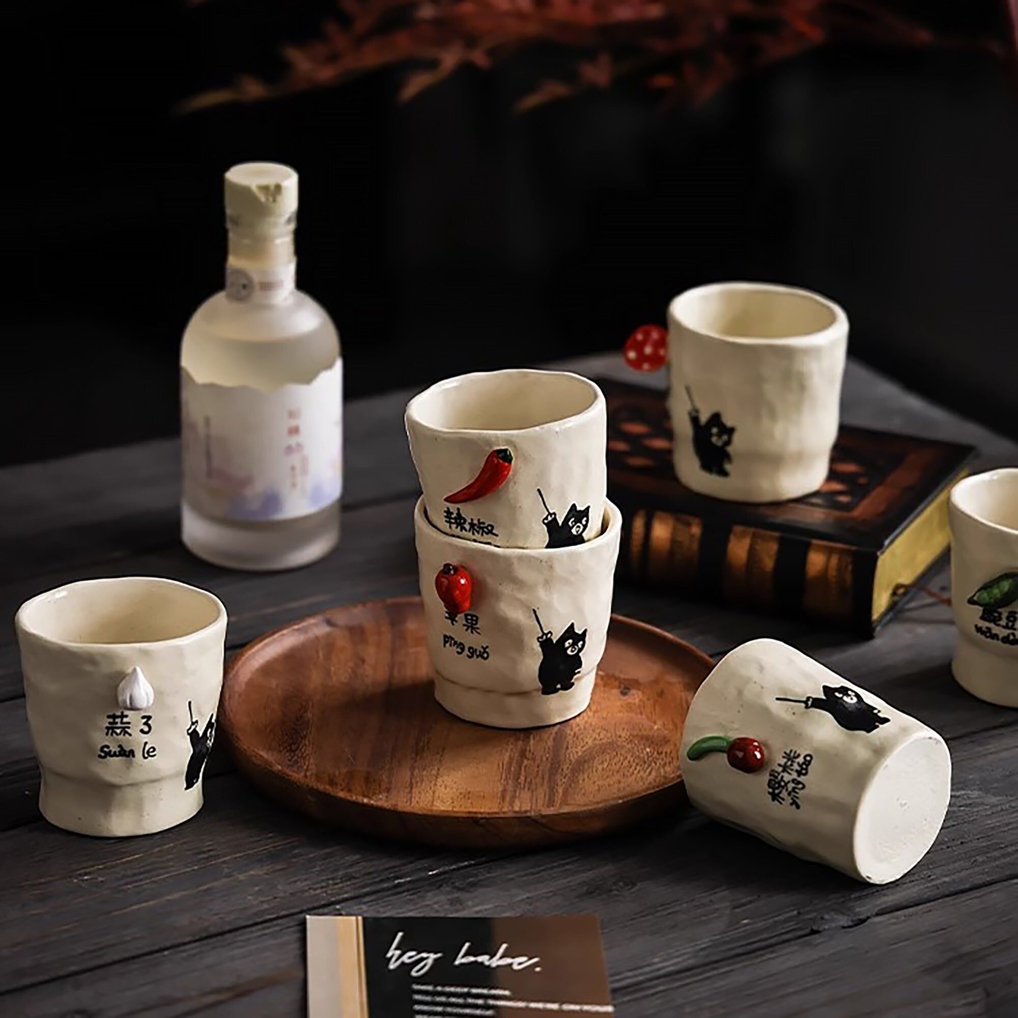 Tazza artigianale di Jingdezhen