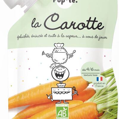 Organic Baby Carrot Vegetables - 120g Bottle