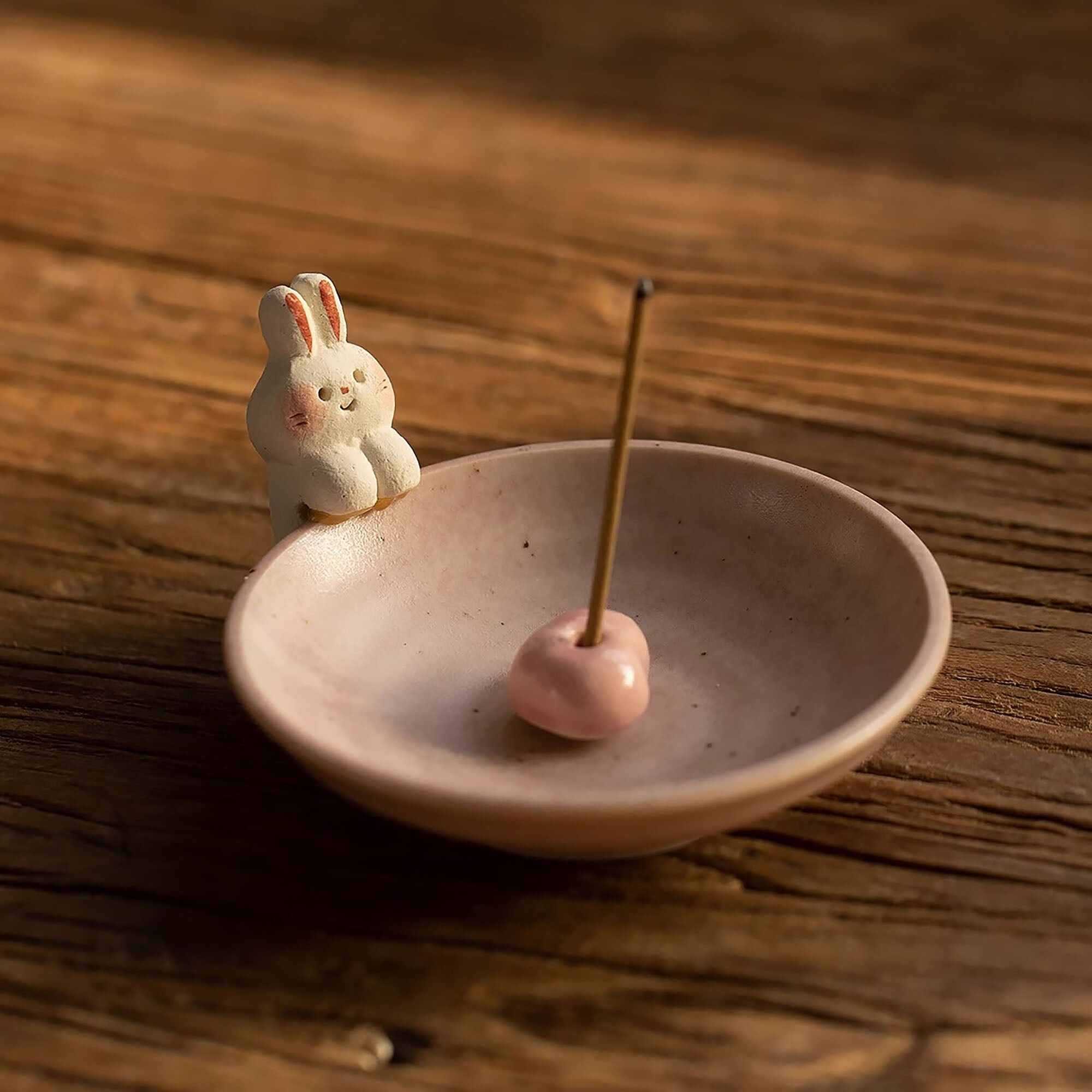 Porta incenso in ceramica Seto-yaki