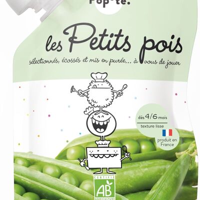 Baby Bottle - Organic Peas