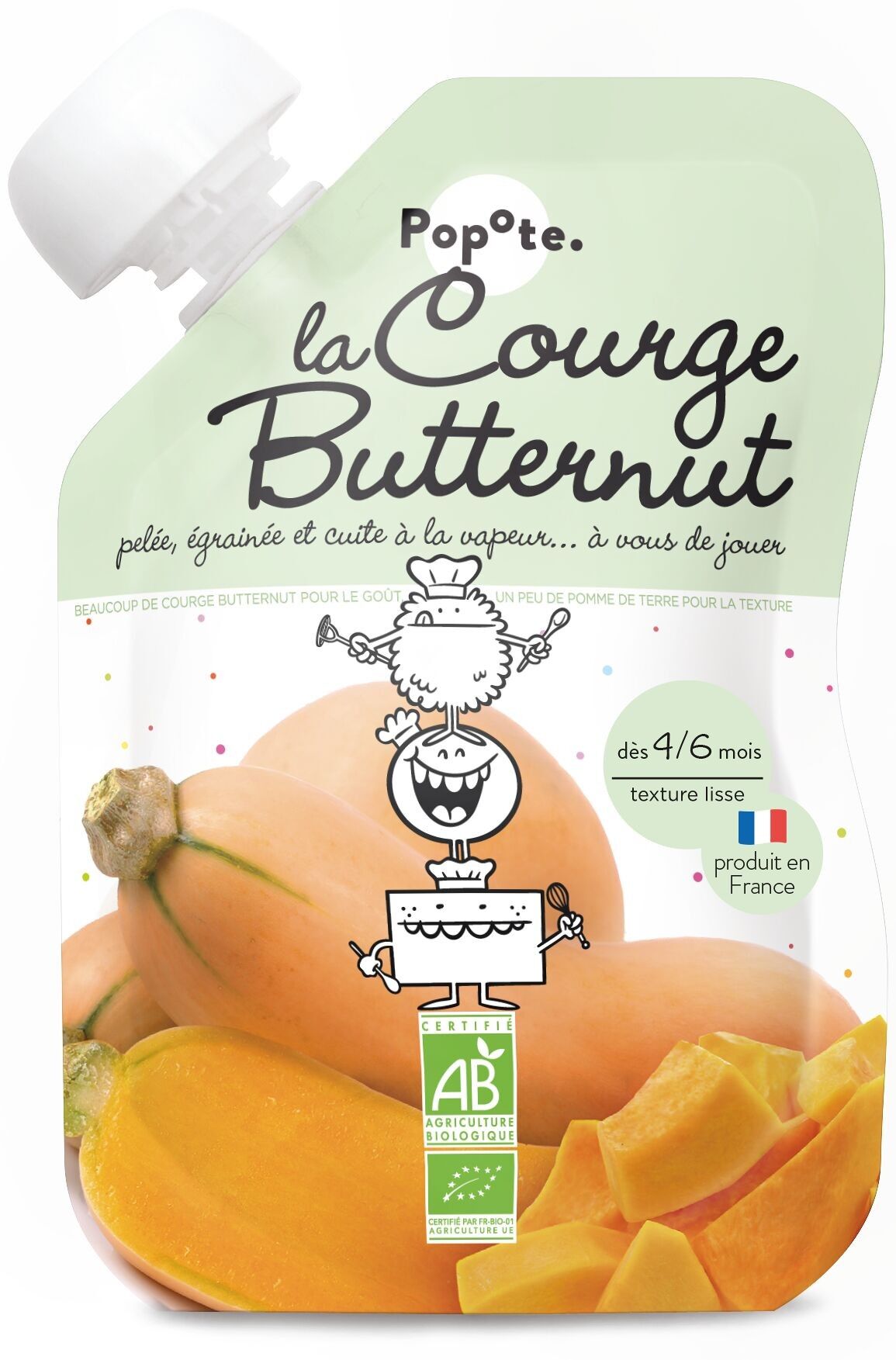 Babyflasche - Bio-Butternut-Kürbis