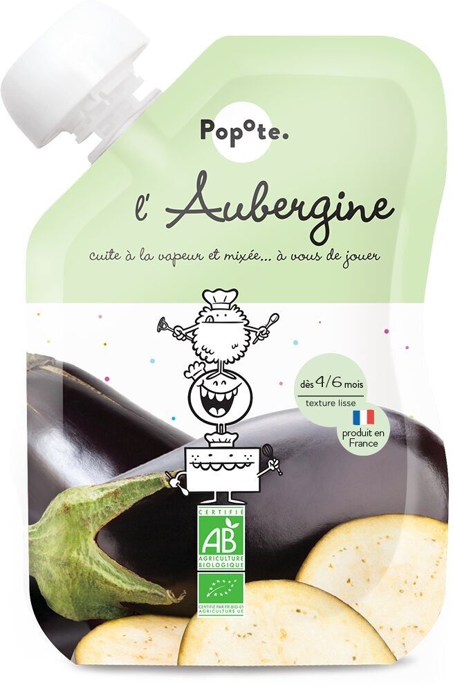 Babykürbis - Bio-Aubergine