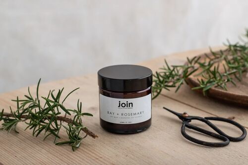 Bay + Rosemary 60ml/2.1oz Candle