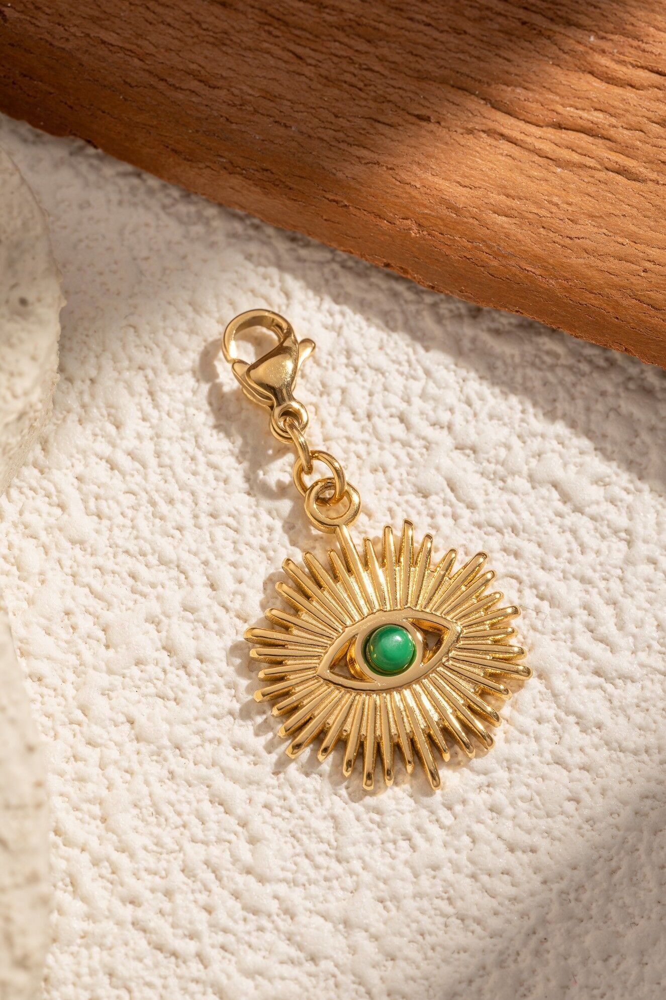 Sonnenaugen-Anhänger aus Edelstahl, Schutzanhänger