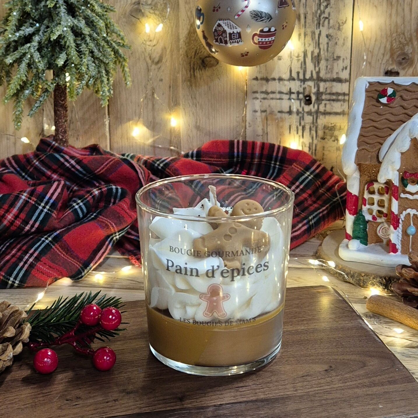 Bougie Gourmande Noël - Pain d'épices