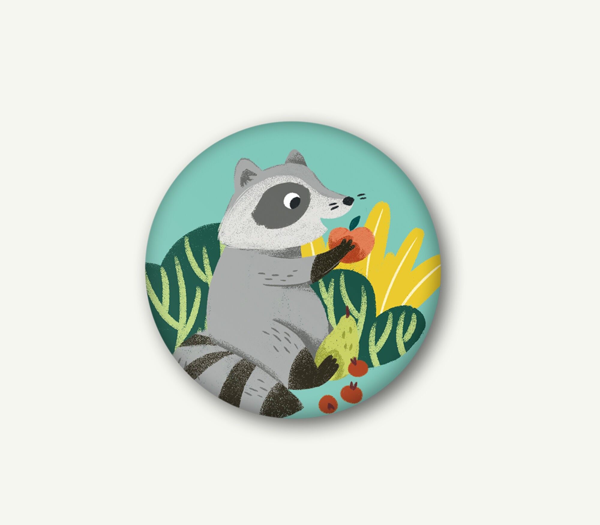 Magnete Animali della Foresta Procione 37 mm