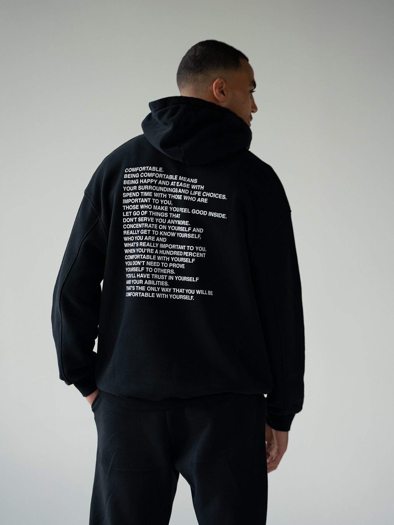 ESSENTIALS - Hoodie  •  Black