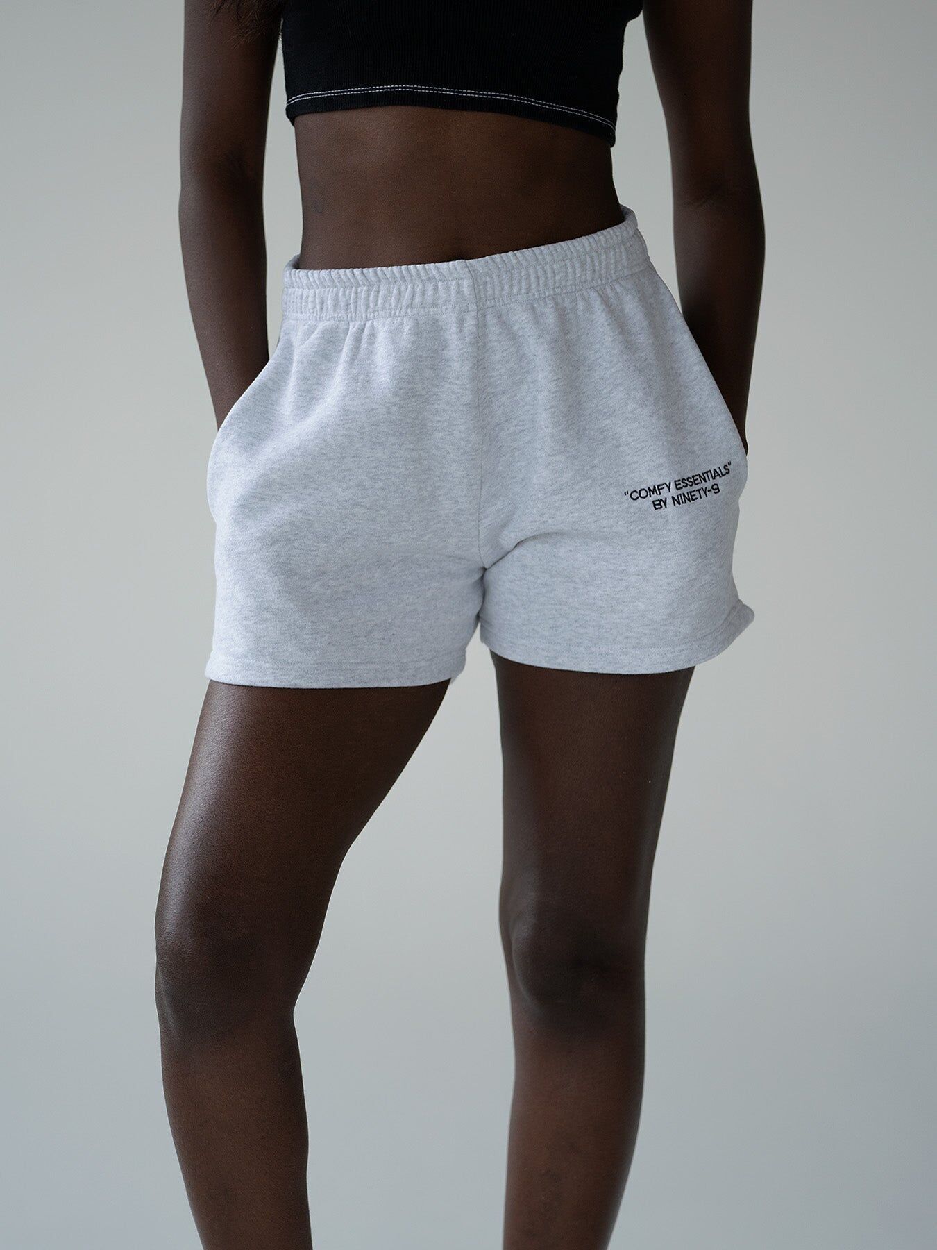 ESSENTIALS - Shorts  •  Light Grey
