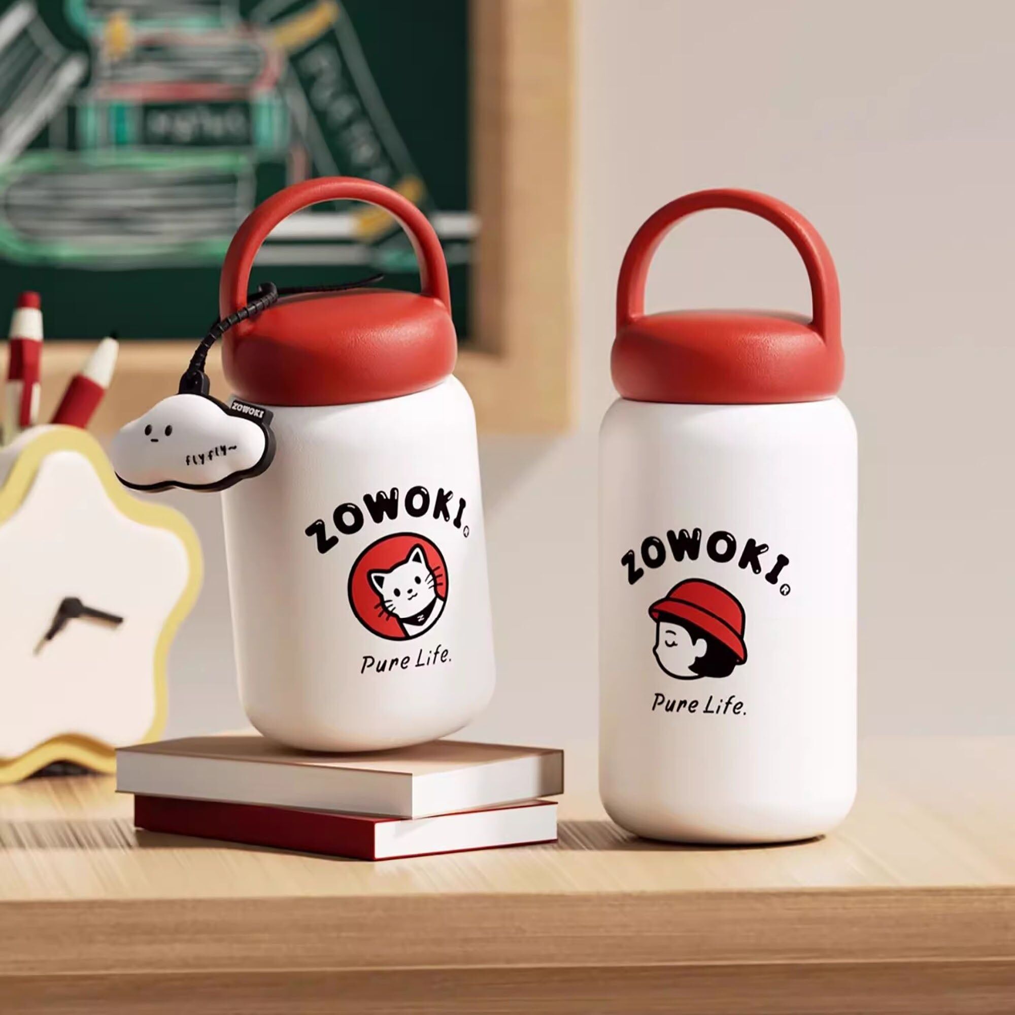 Stainless steel insulated bottle with customization available