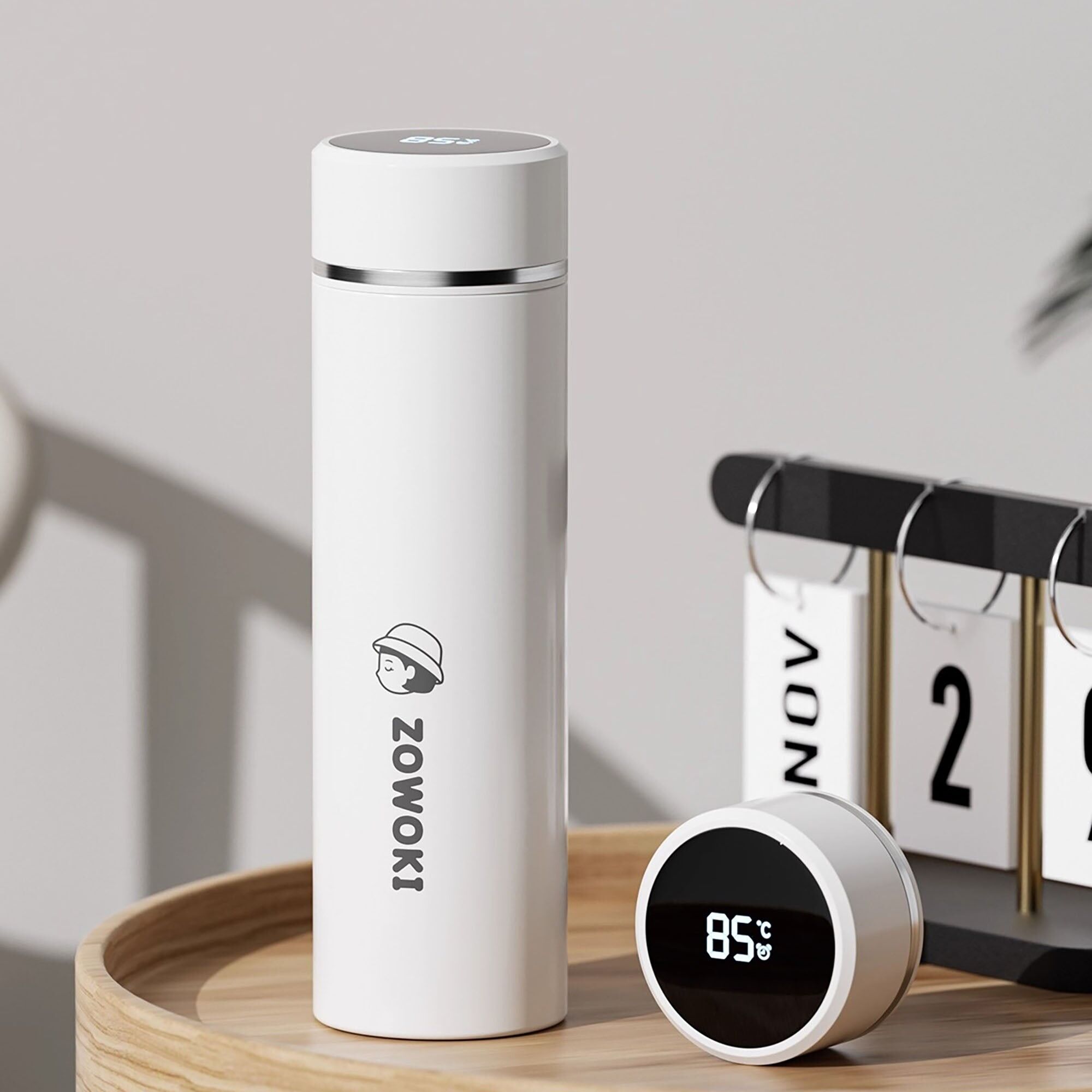 Stainless Steel Insulated Bottle with Temperature Display