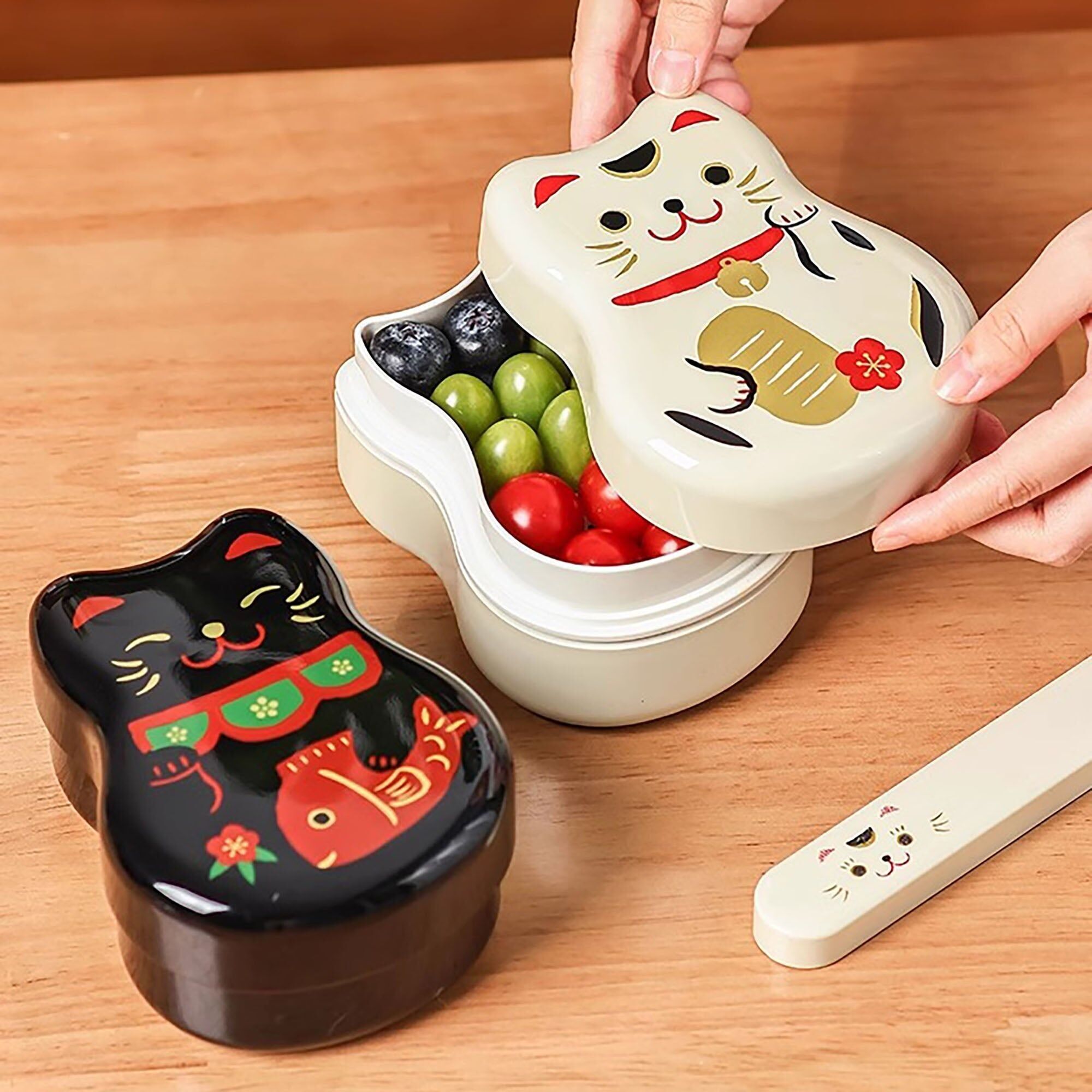 Caja bento Maneki-Neko de Hakoya
