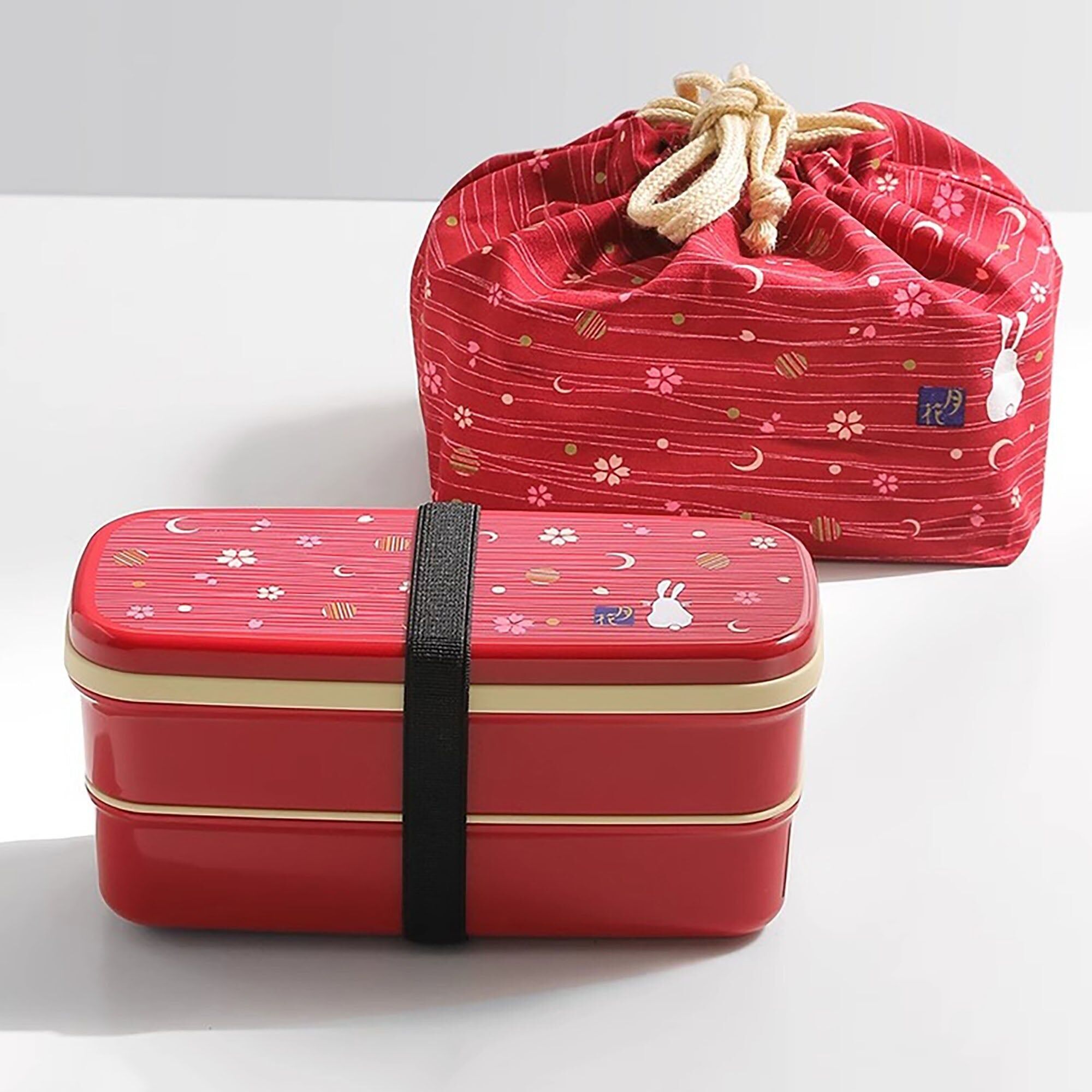 Boîte à bento à deux étages et sac par OSK