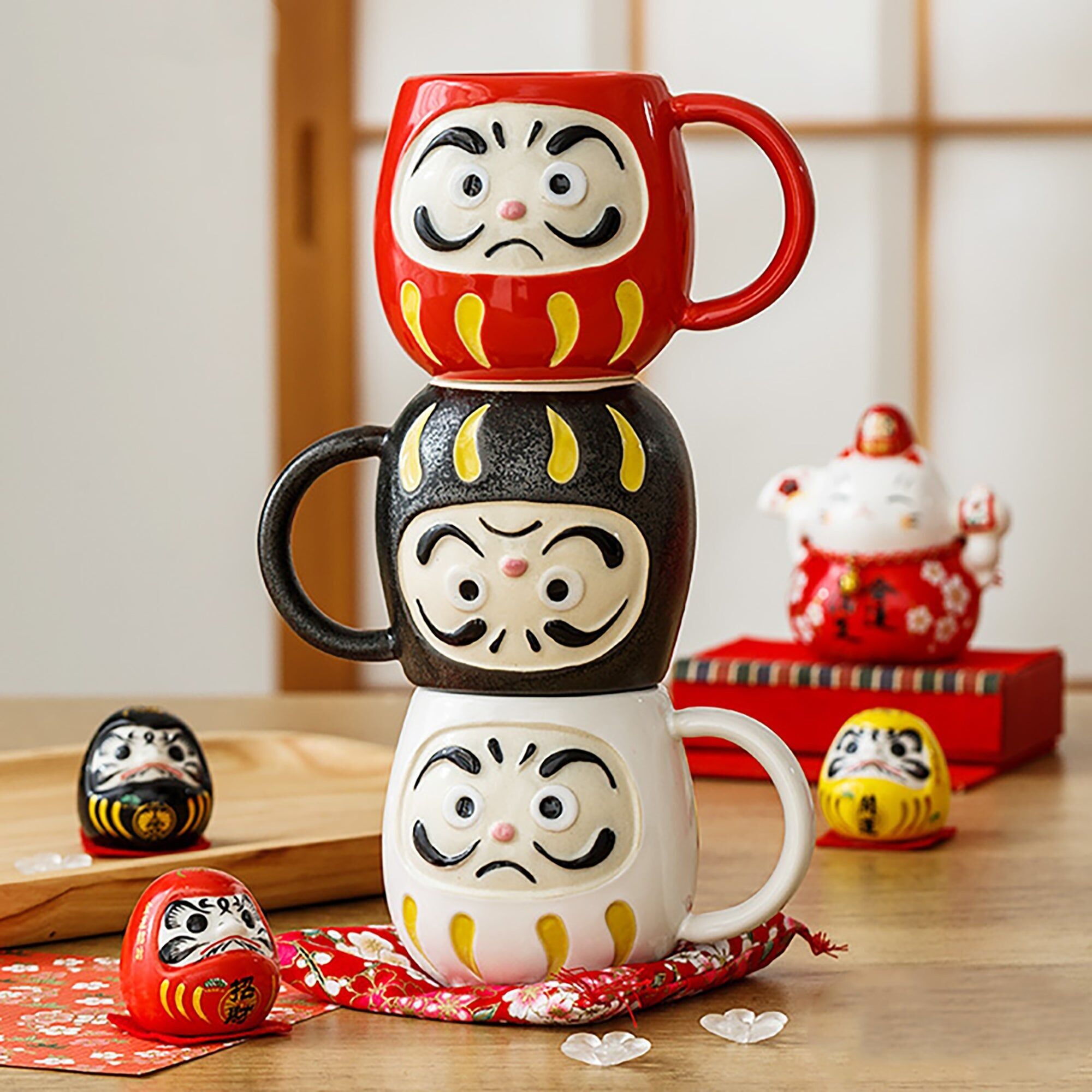 Taza con motivo de felicidad Damo