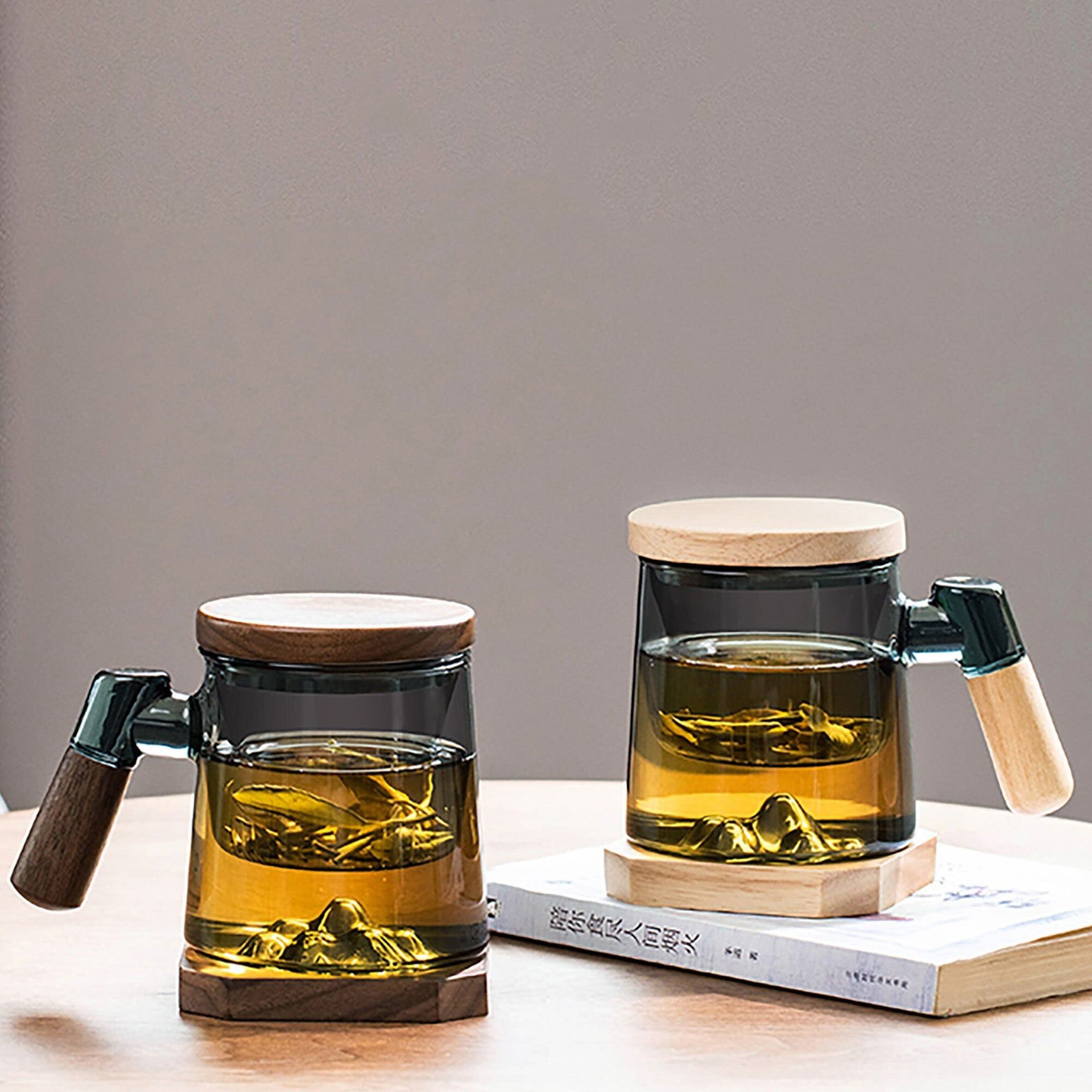 Teekannenbecher aus Glas „Yuan Shan“