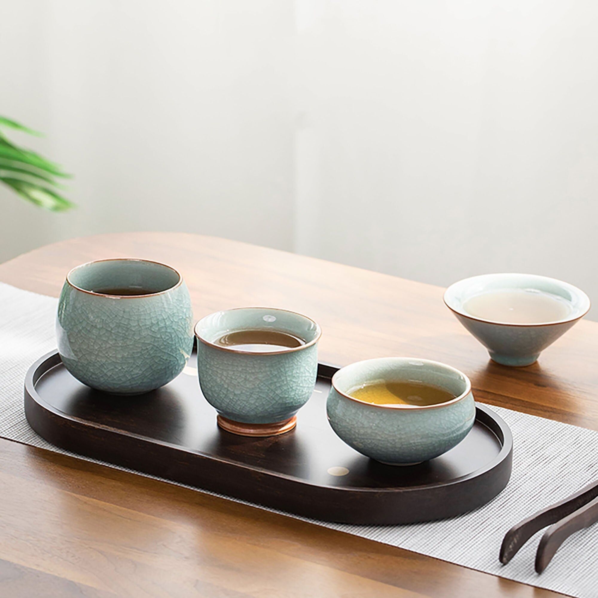 Tazza del maestro del tè Ru Celadon