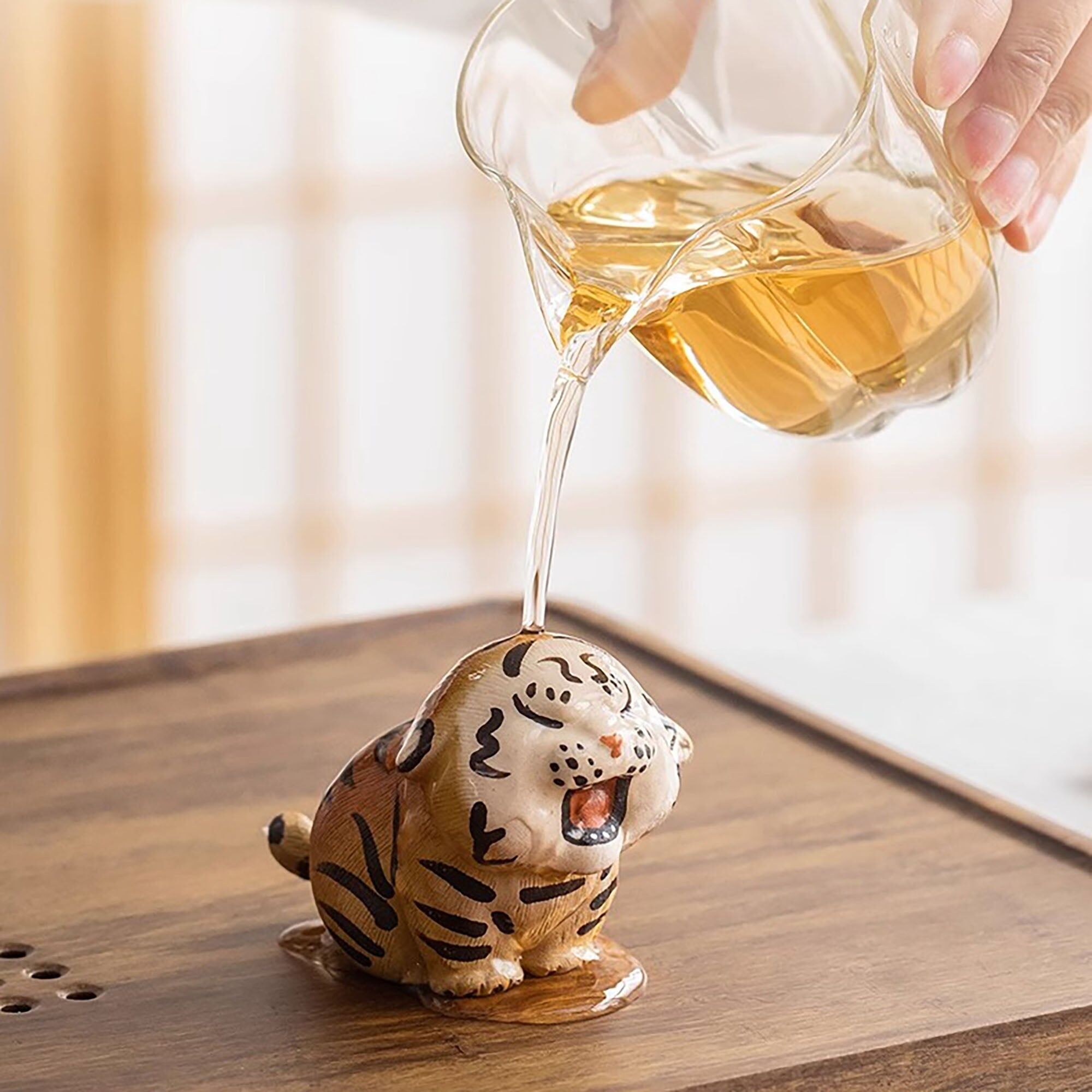 Animale domestico da tè in ceramica