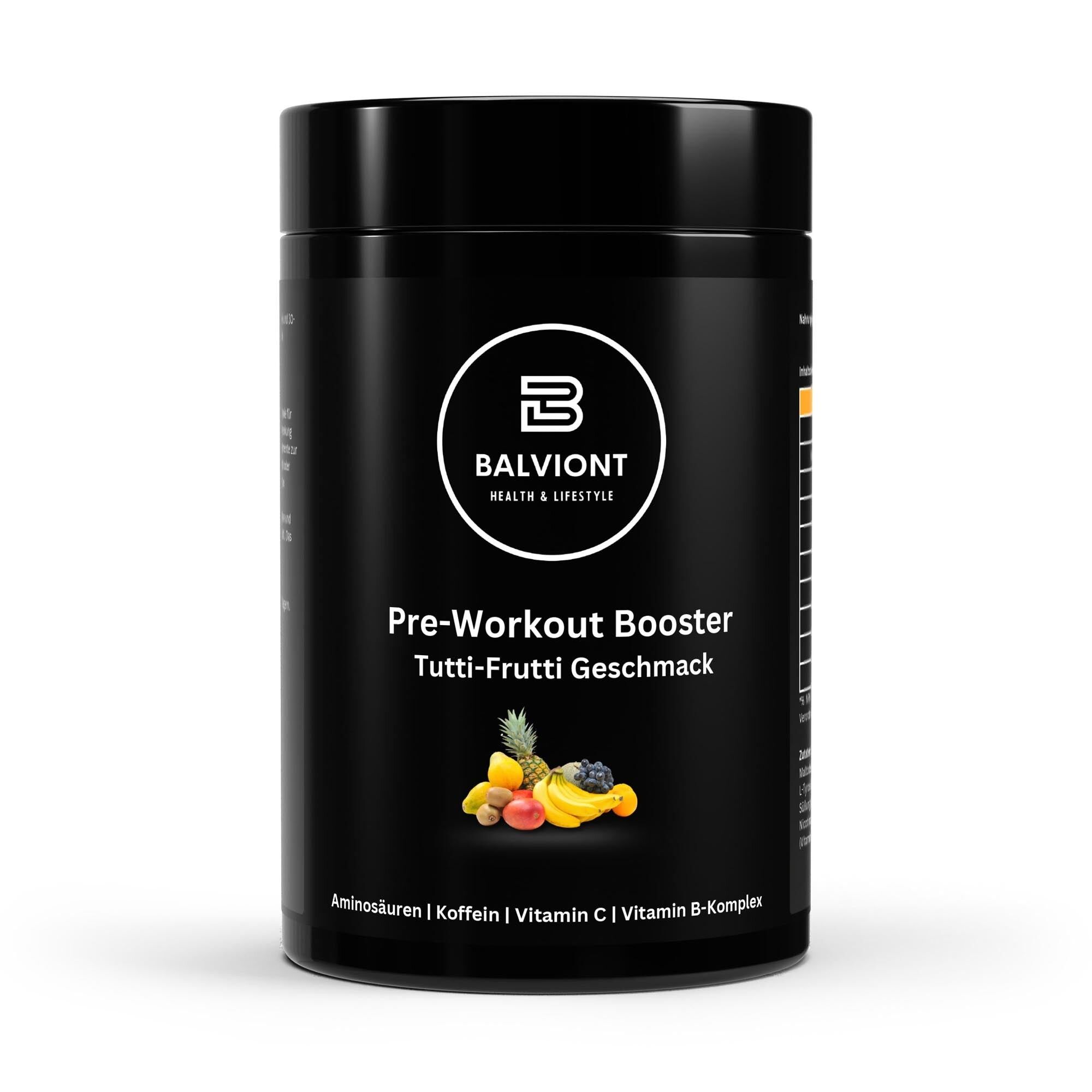 Pre-Workout Booster Tutti Frutti - 520g (German label)