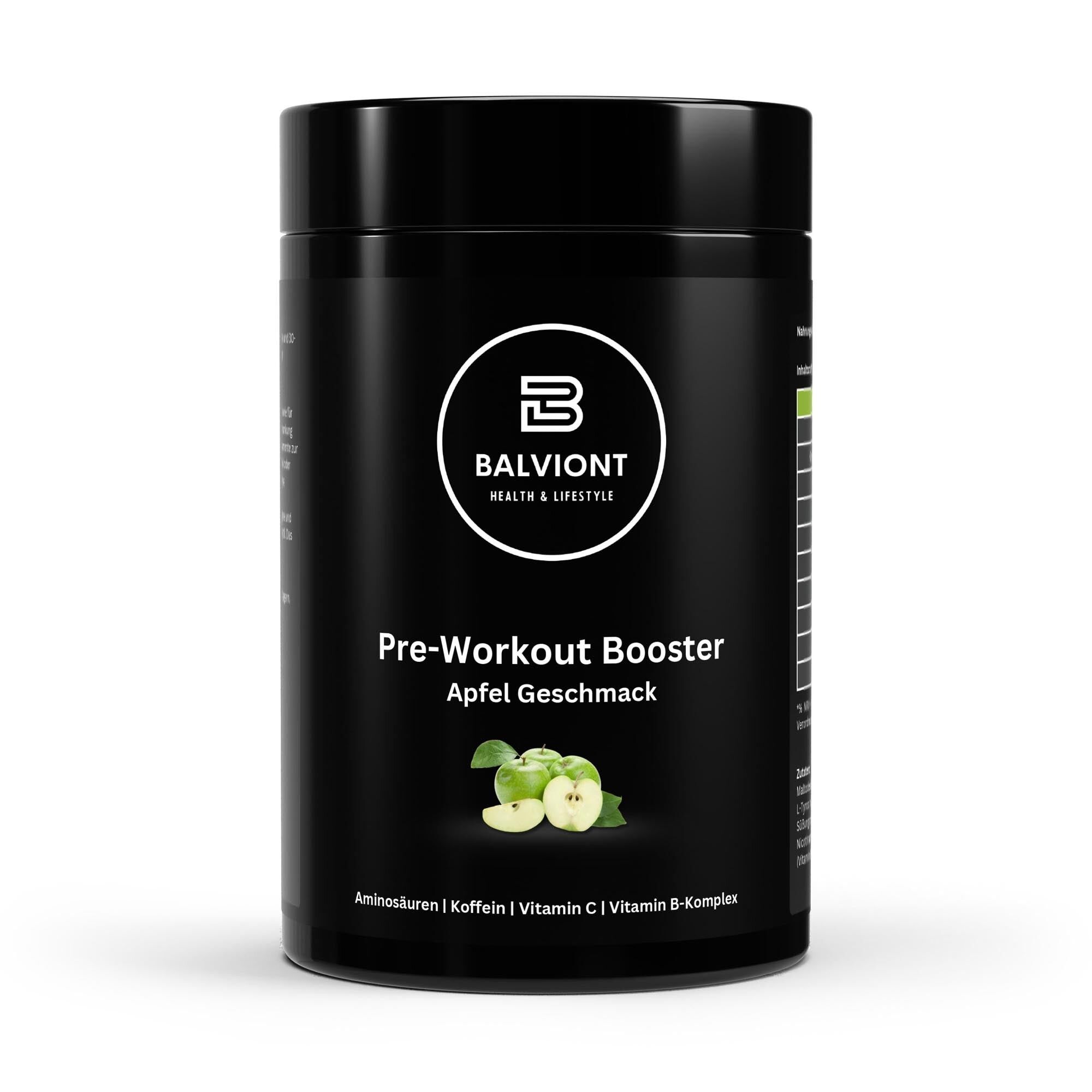 Pre-Workout Booster Apple - 520g (German label)