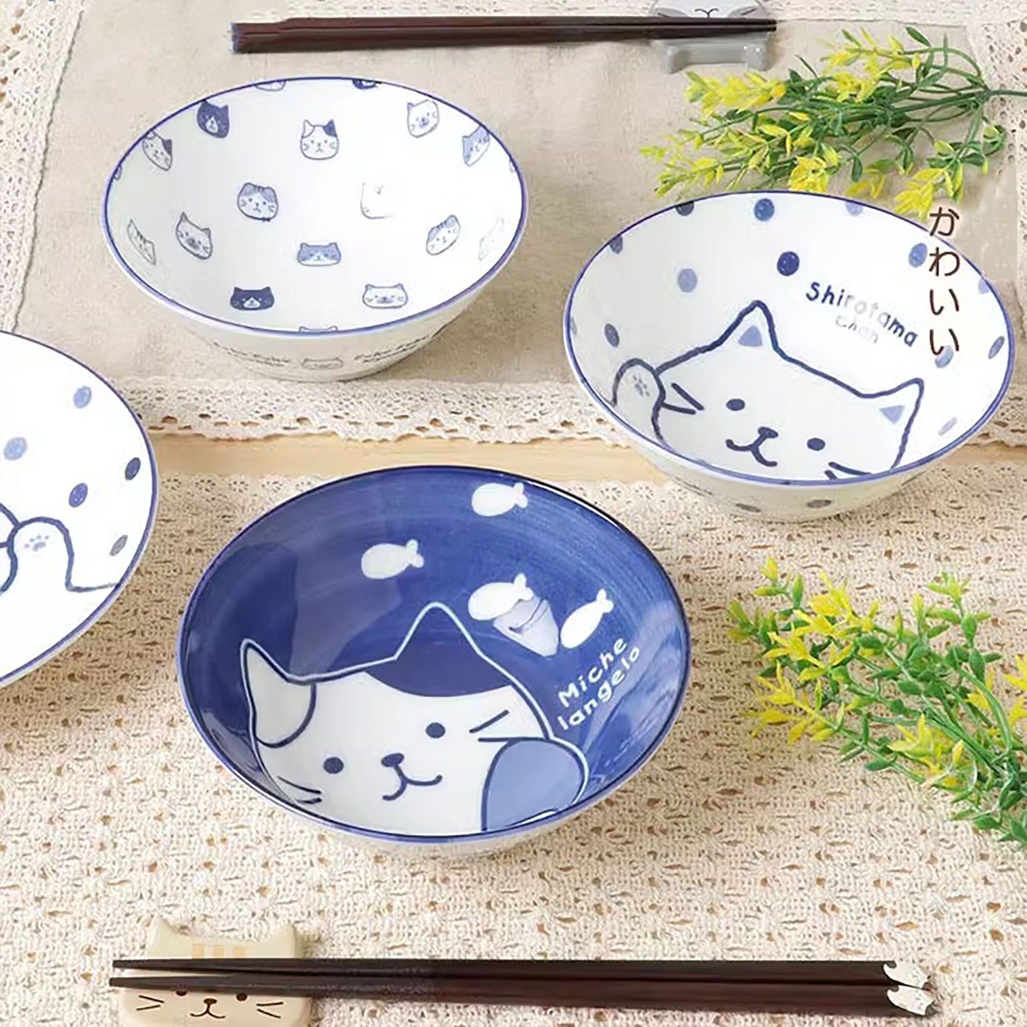 Ciotola con motivo a gatto carino