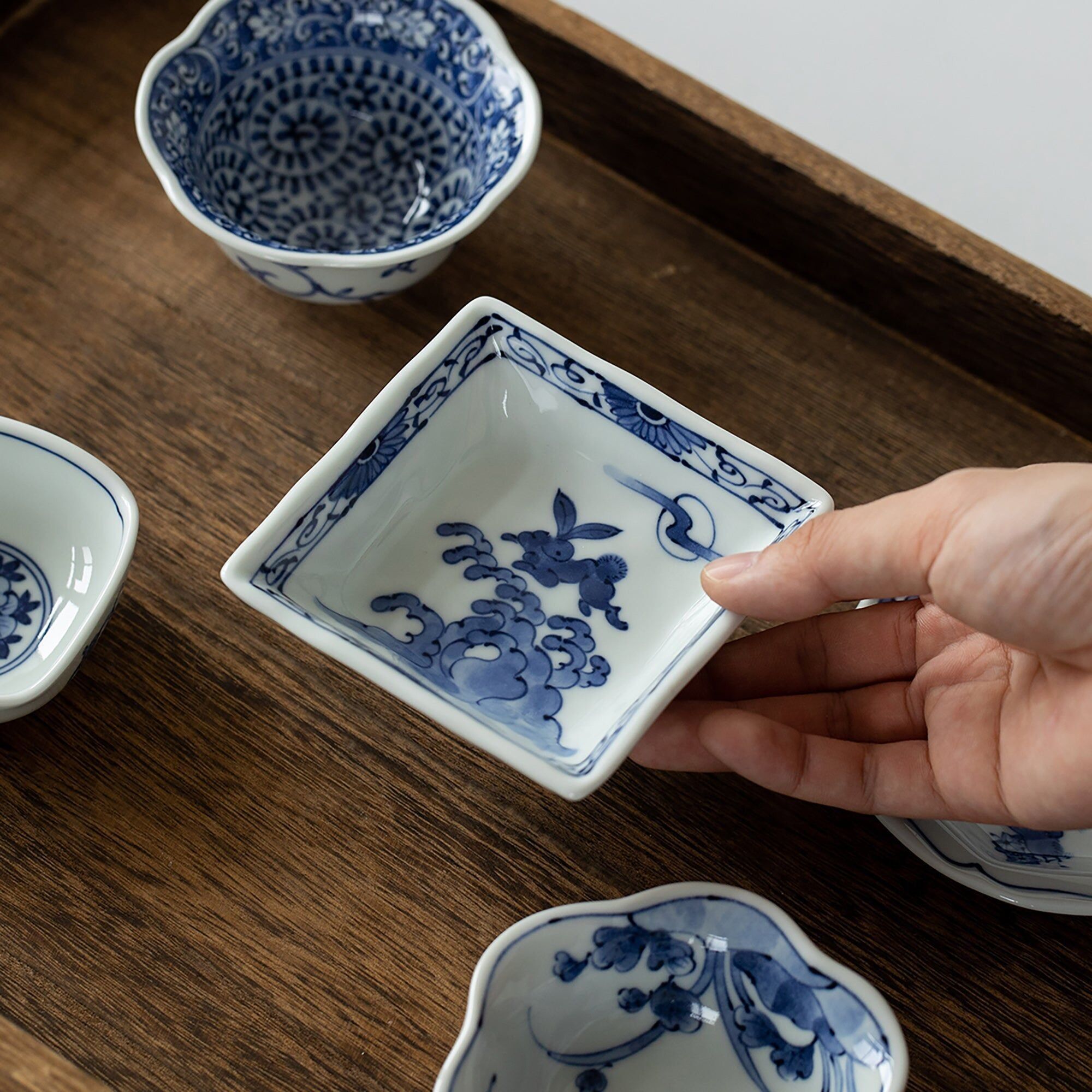 Piatto di salsa Arita-yaki