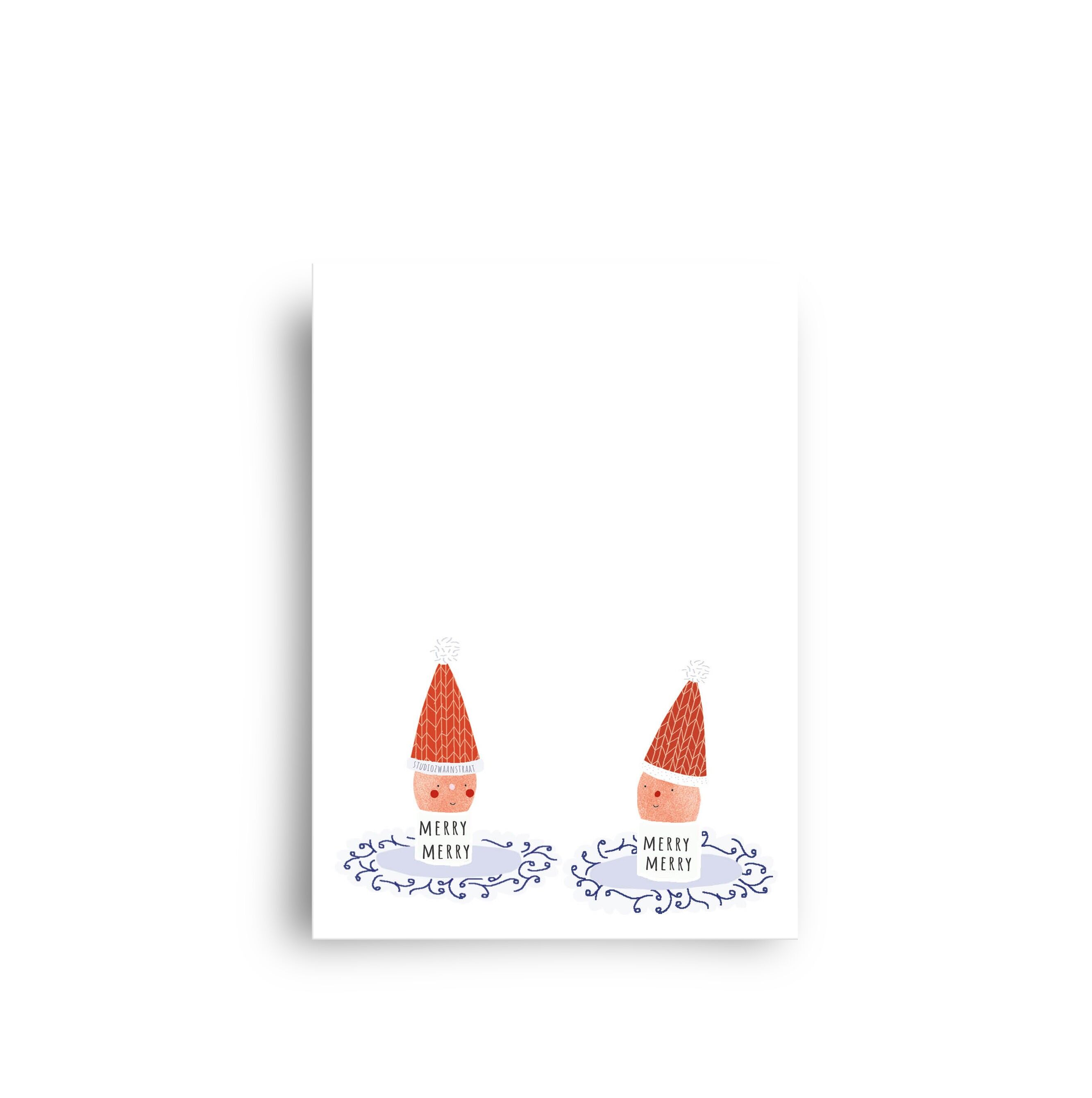 Postkarte „Weihnachtseier“