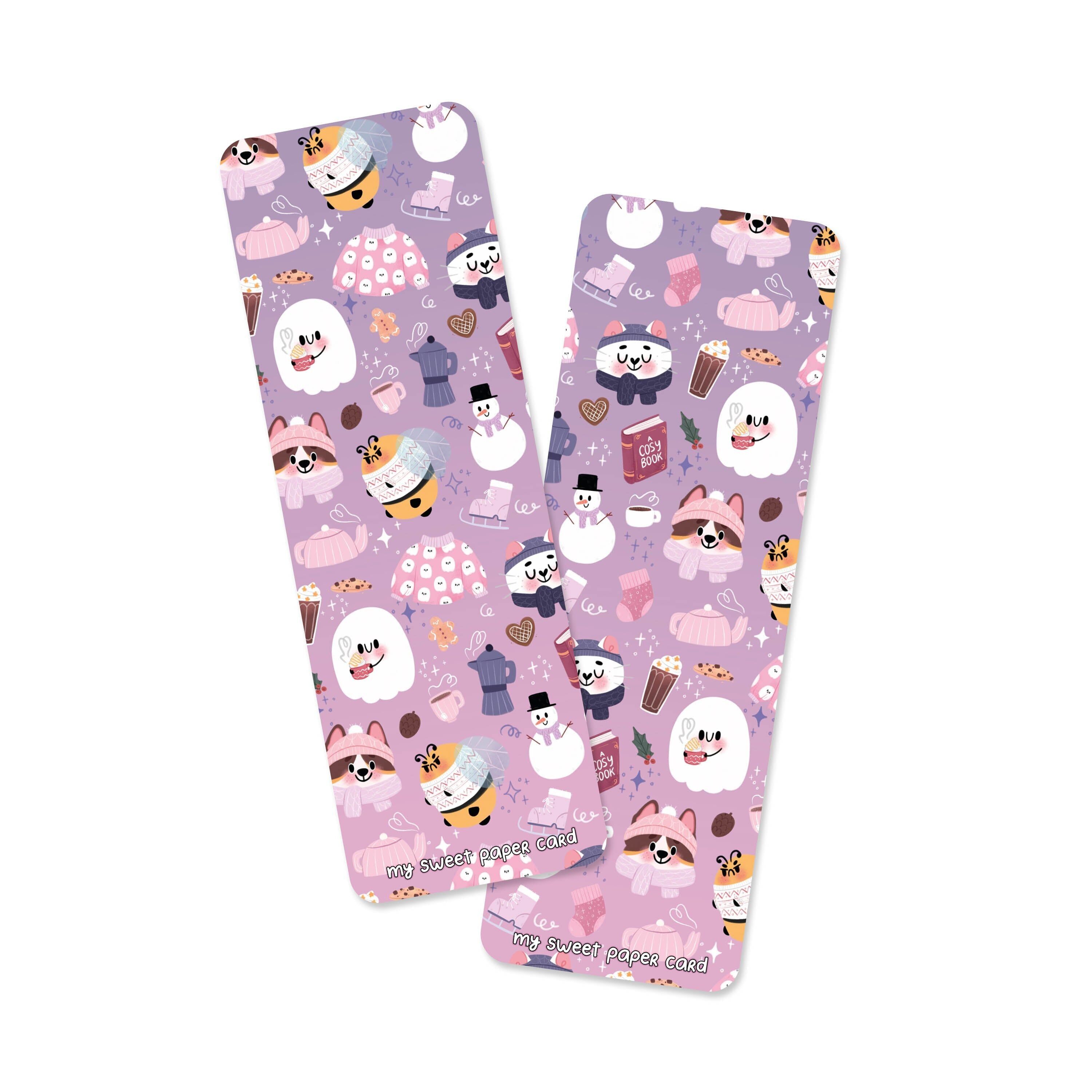 A cozy winter - winter bookmarks