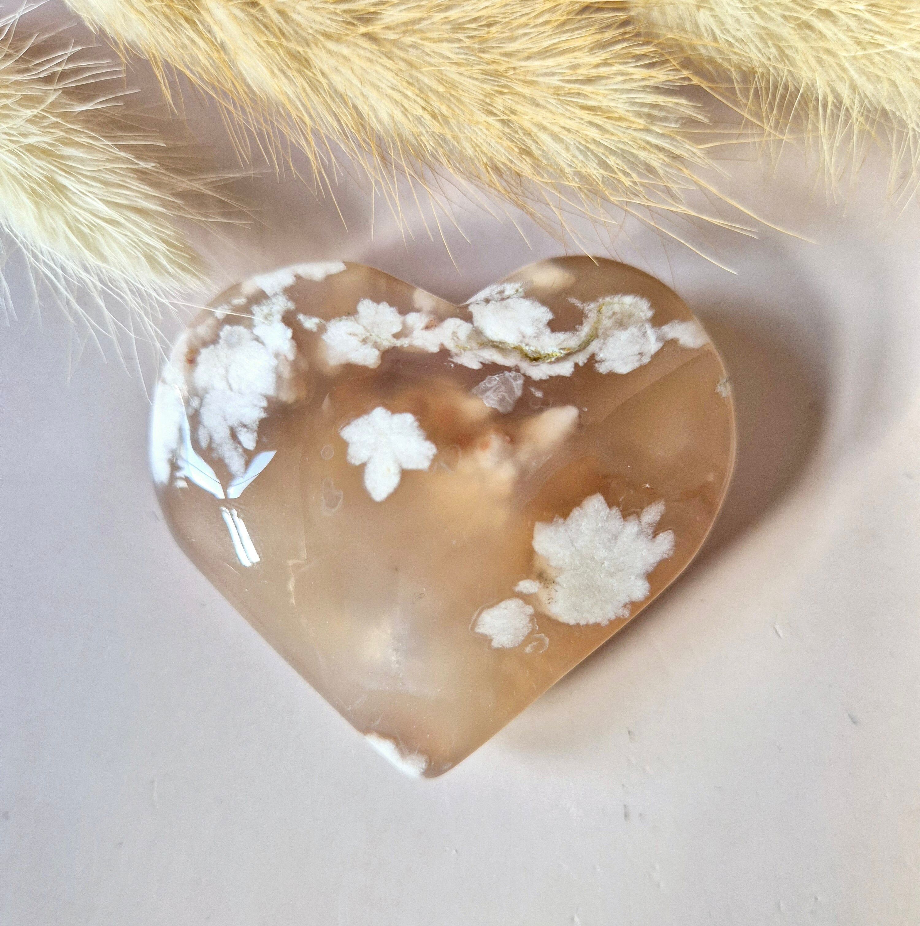 Edelstein Druzy Herz aus rosa Amethyst 64g (Rosa Amethyst)