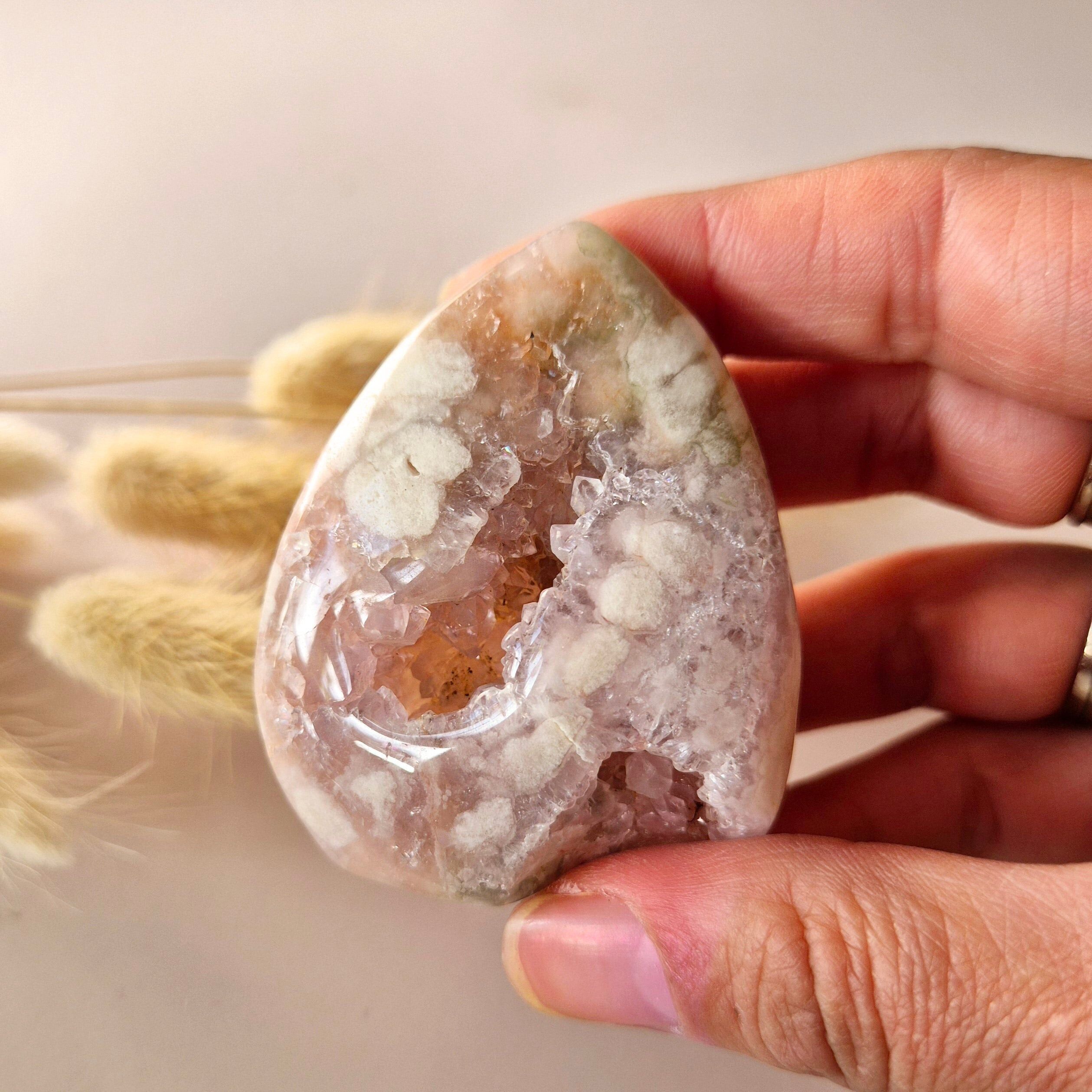 Gema Druzy Amatista Rosa llama 57g (Amatista Rosa)