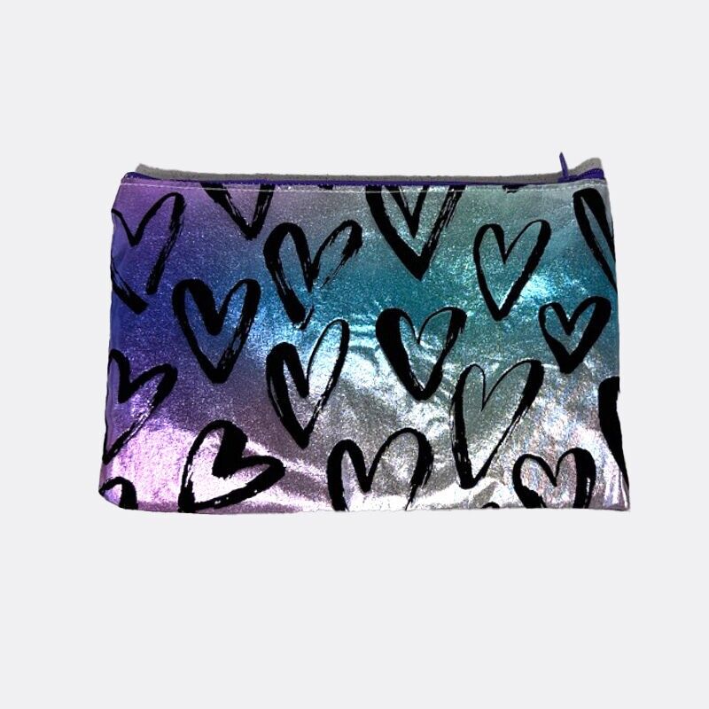 Glitzerherzen-Hülle