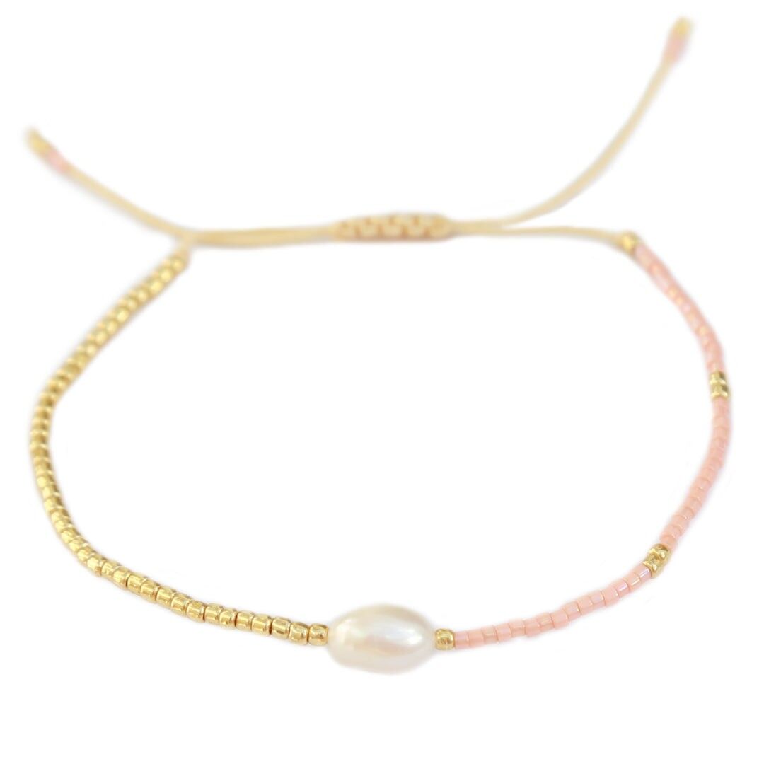 Pulsera Miyuki Pearl Rose