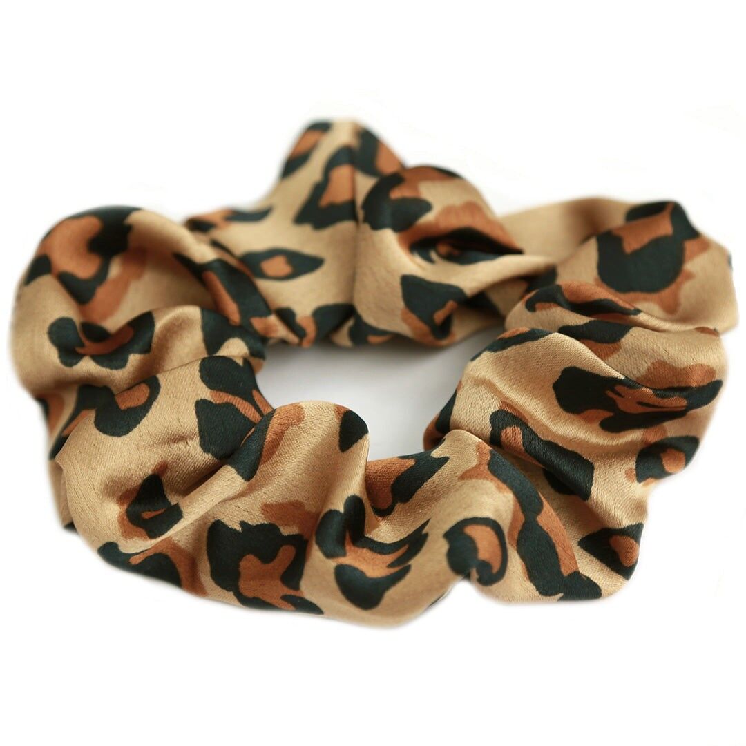 Scrunchie warm leopard