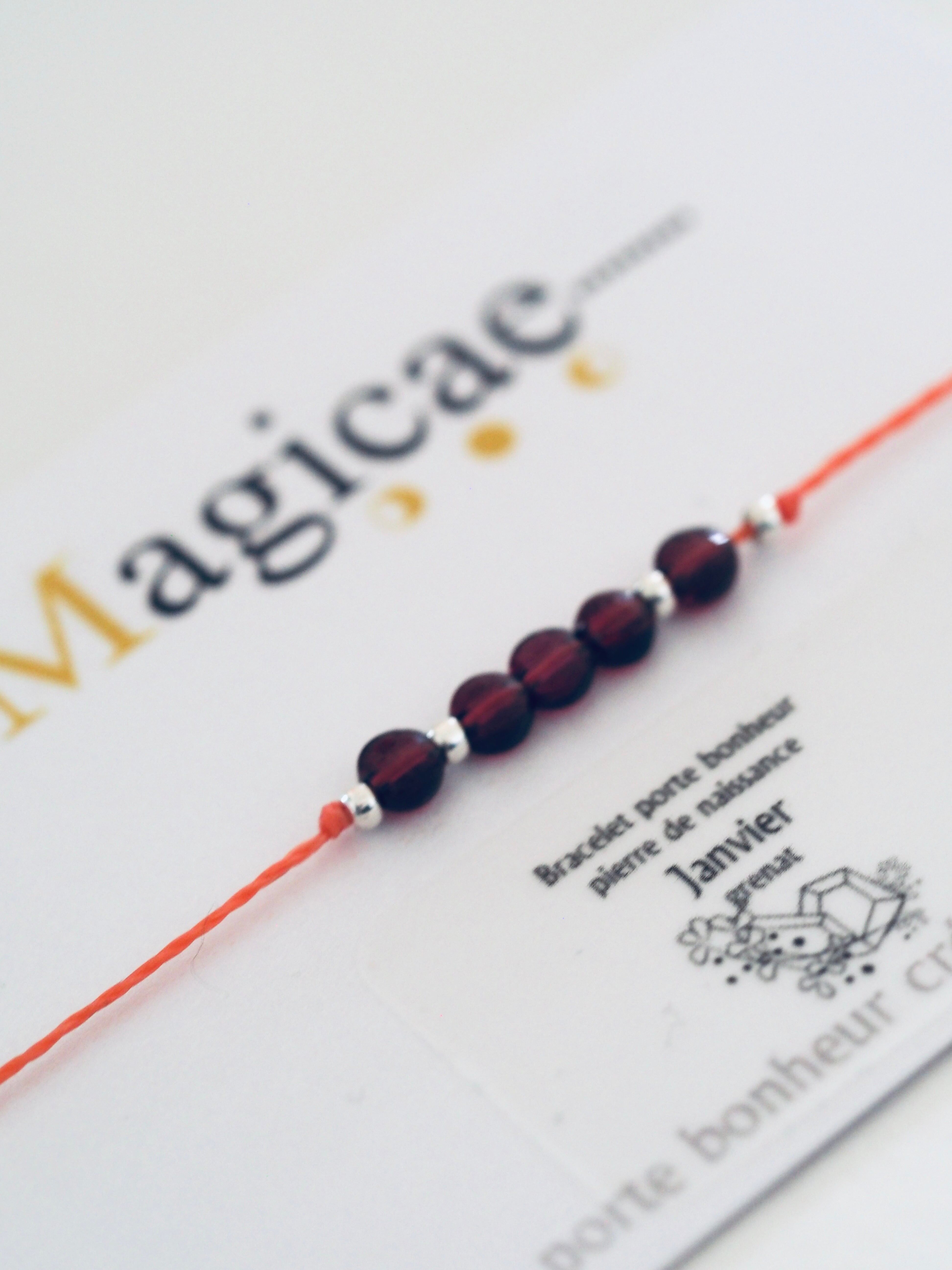 bracciale portafortuna GENNAIO