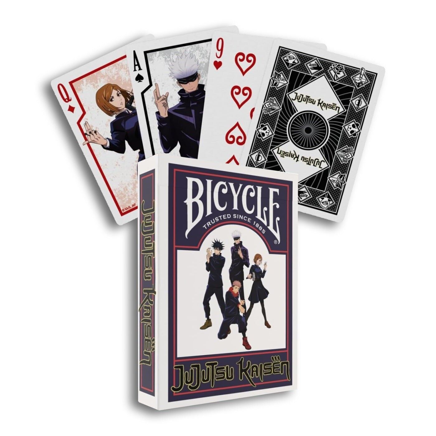 Mazzo di carte da gioco Jujutsu Kaisen Bicycle