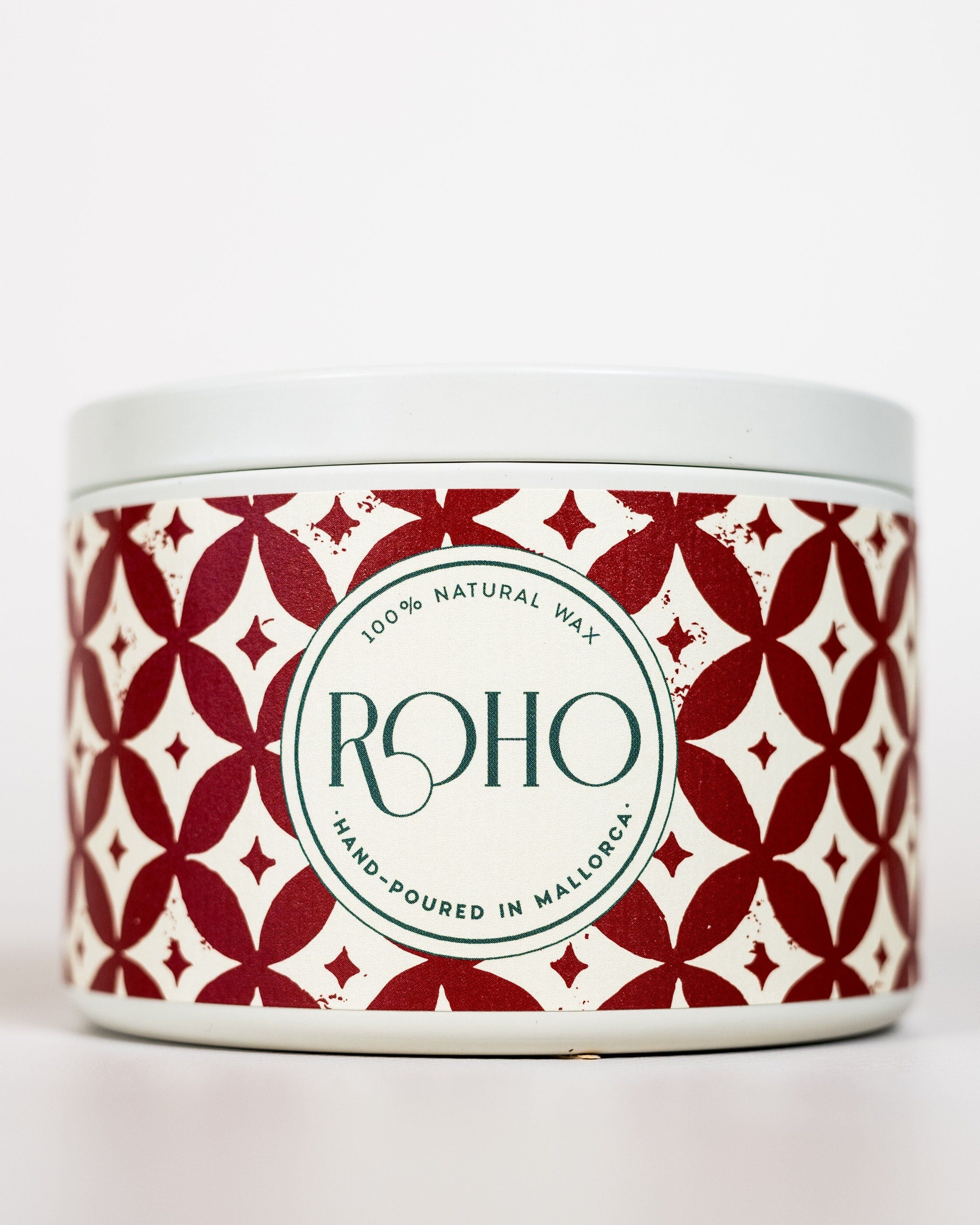 Granatapfelblüte – Weihnachtliche Duftkerze aus natürlichem Wachs