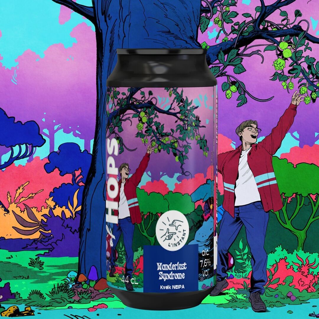 Wanderlust Syndrome - 44cl - Kveik NEIPA Pacific Jade & Citra - 7.6%alc.