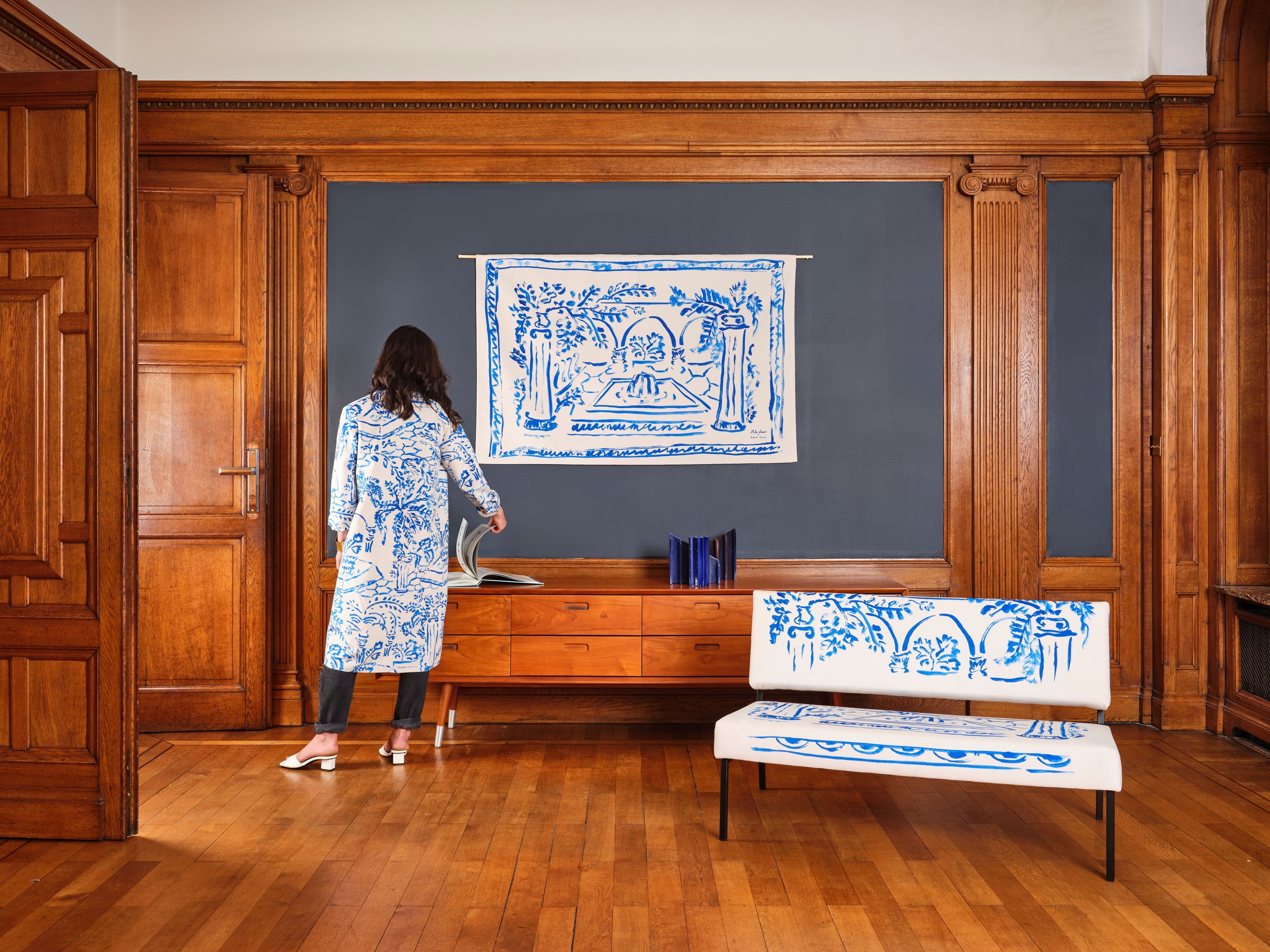 Blue Era L Wall Hanging