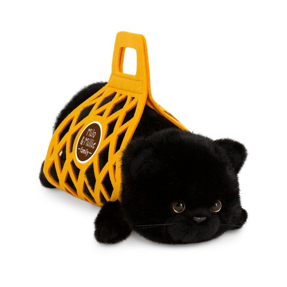 Peluche, Milo&Millie, Milo le chat noir (35 et 56 cm)