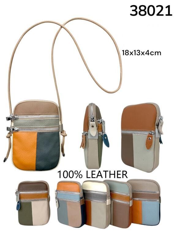 Custodia per cellulare in pelle multicolore dal design esclusivo