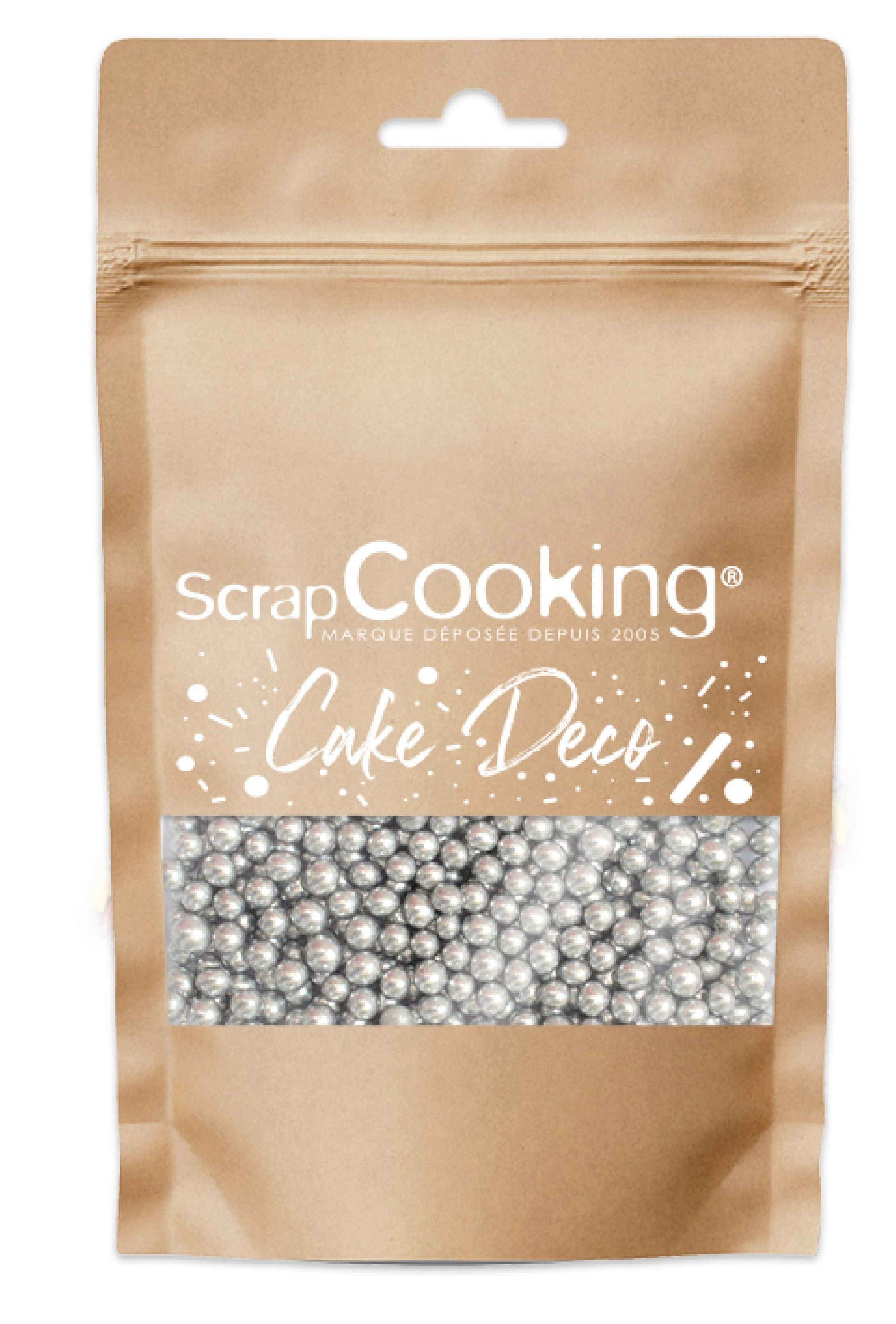 Süße Dekorationen, Silberperlen, 55 g