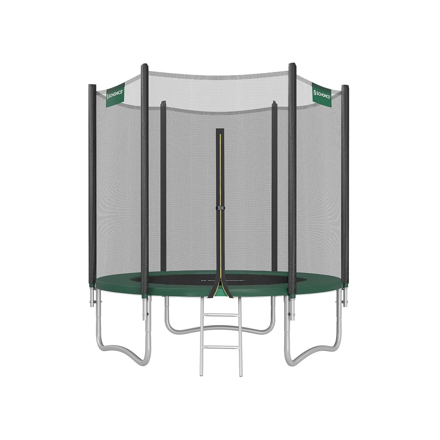 Trampoline Ø 183 cm met net voor tuin donkergroen