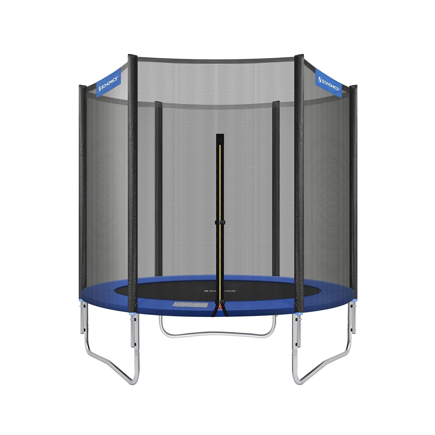 Trampoline Ø 183 cm Zwart-Blauw