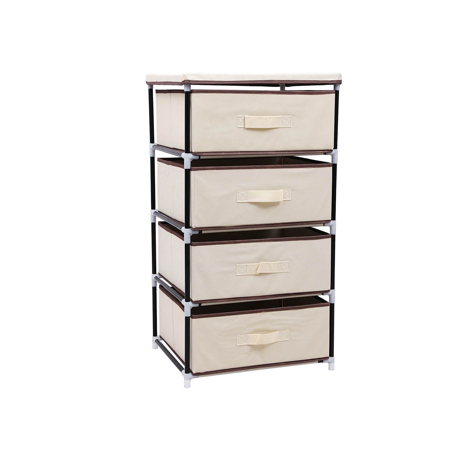 Planke mit 4 Stoffen in Beige