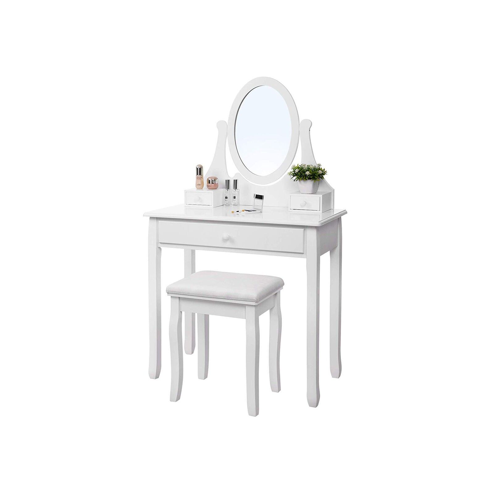 Kaptafel mit ovalem Spiegel