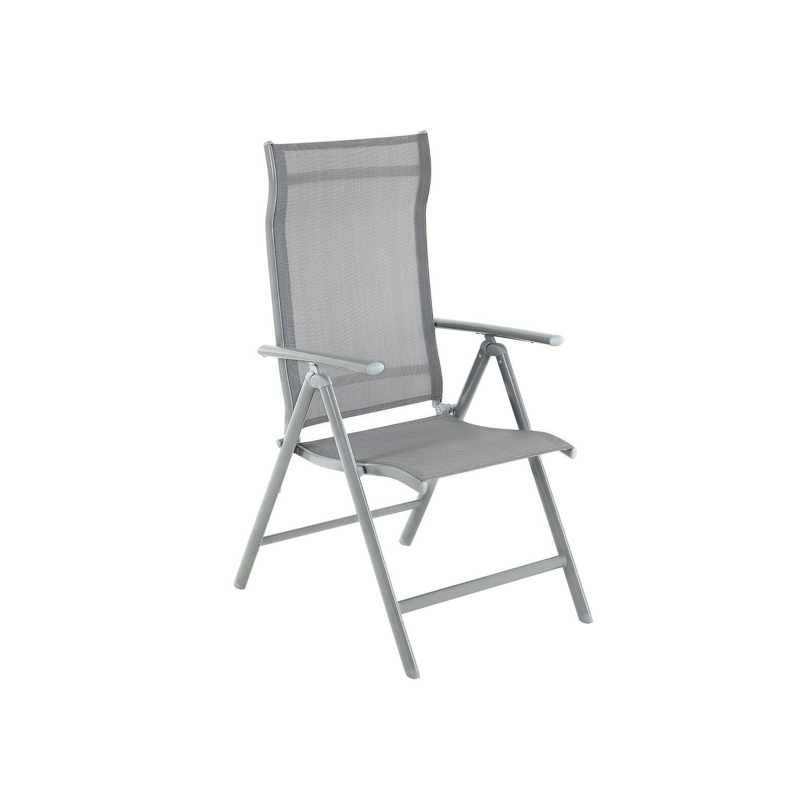 Fauteuil de jardin confortable gris