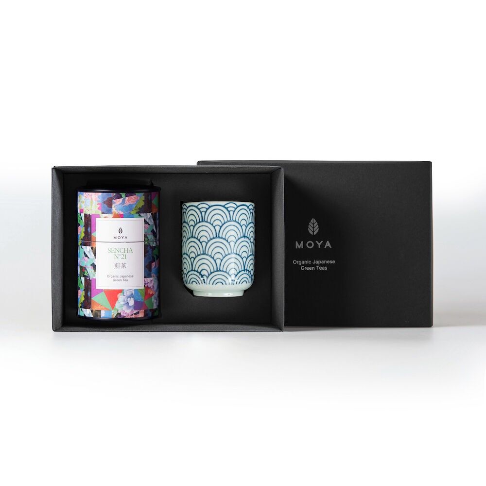 MOYA SENCHA NR.21-teiliges Set aus Grüntee- und Choseki-Tassen
